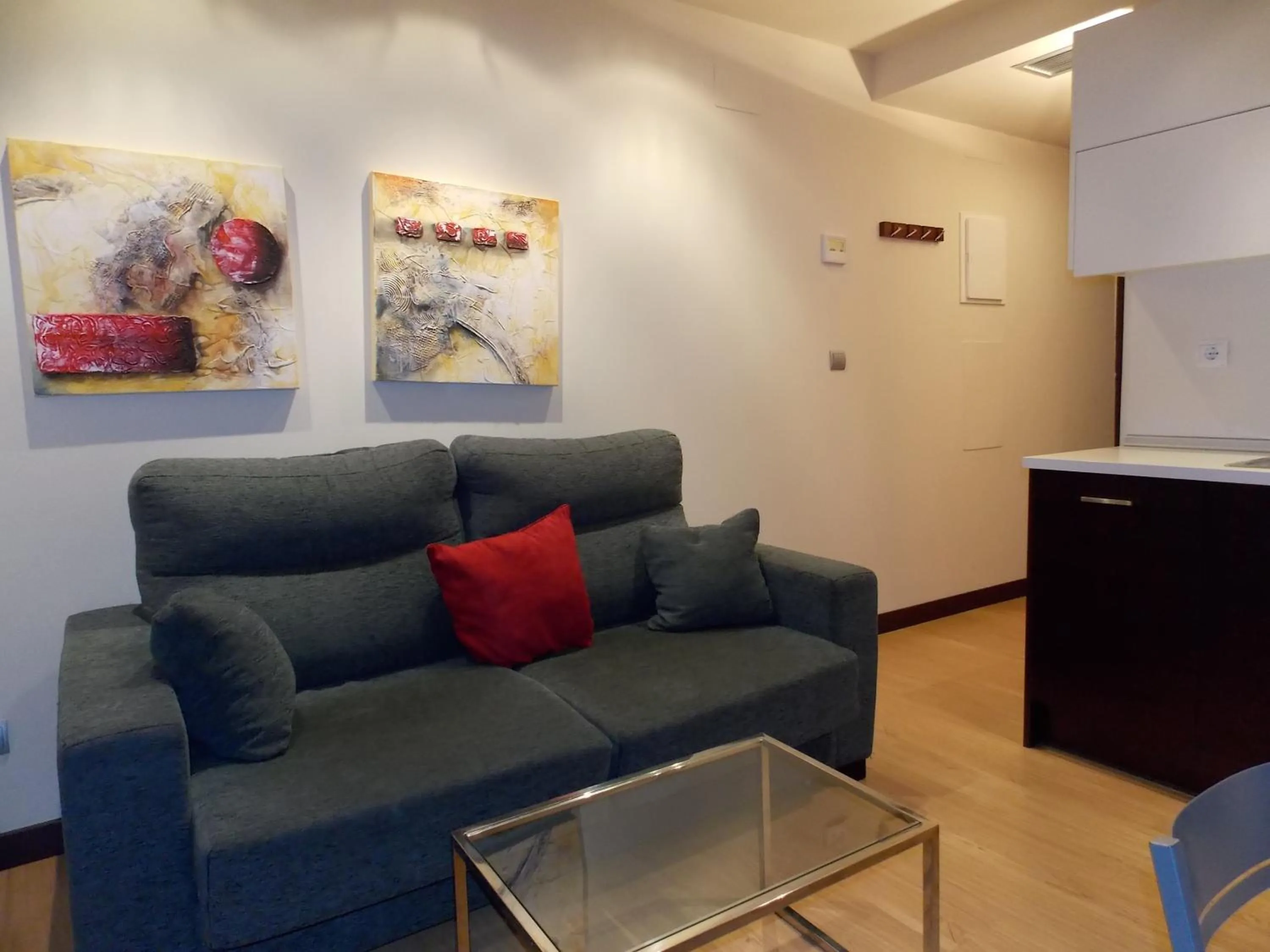 Seating area in Aparthotel Bubal