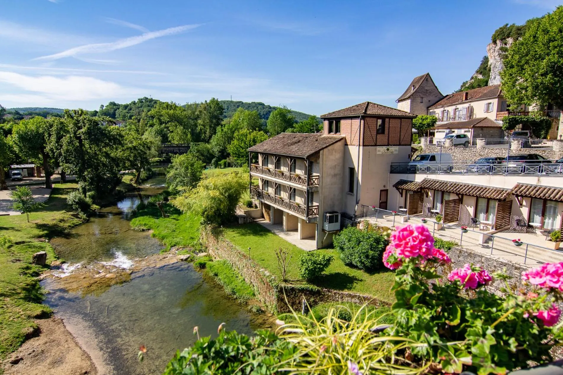 River view in Hôtel Spa La Truite Dorée