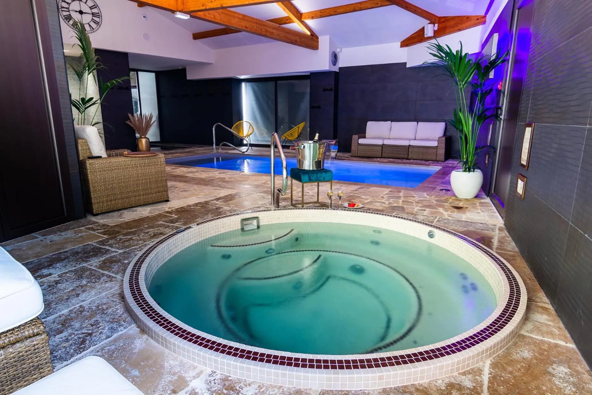 Spa and wellness centre/facilities in Hôtel Spa La Truite Dorée