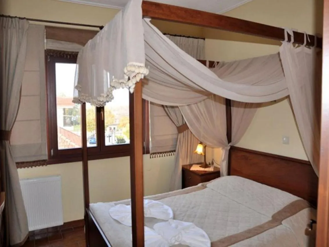 Bed in Megdovas Hotel