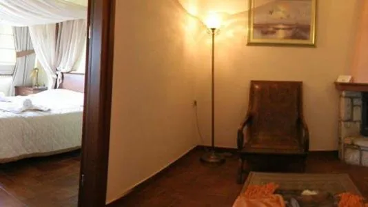 Bed in Megdovas Hotel