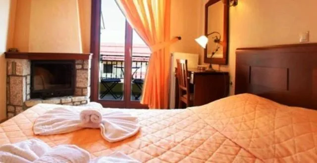 Bed in Megdovas Hotel