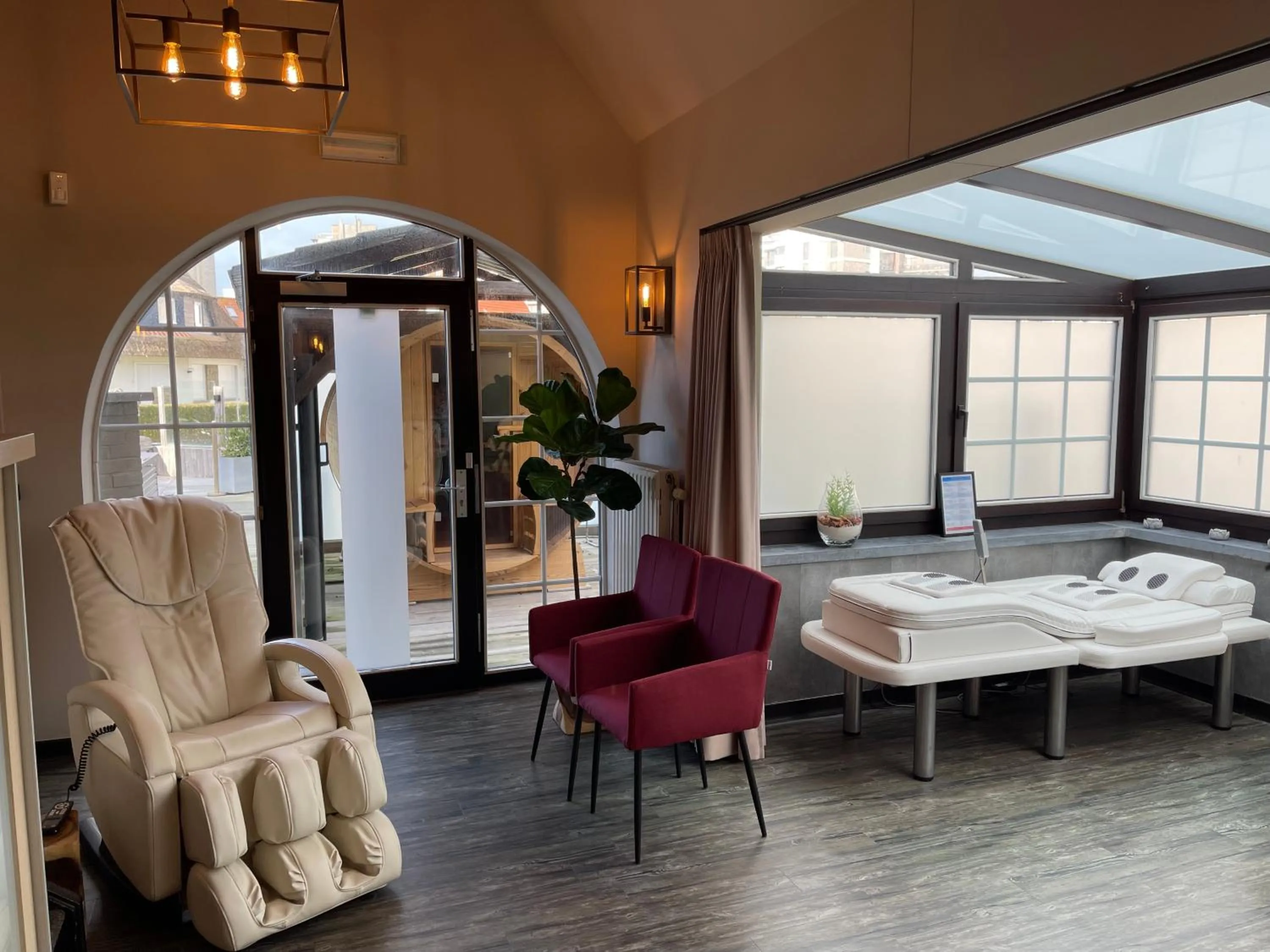 Sauna in Villa Hotel