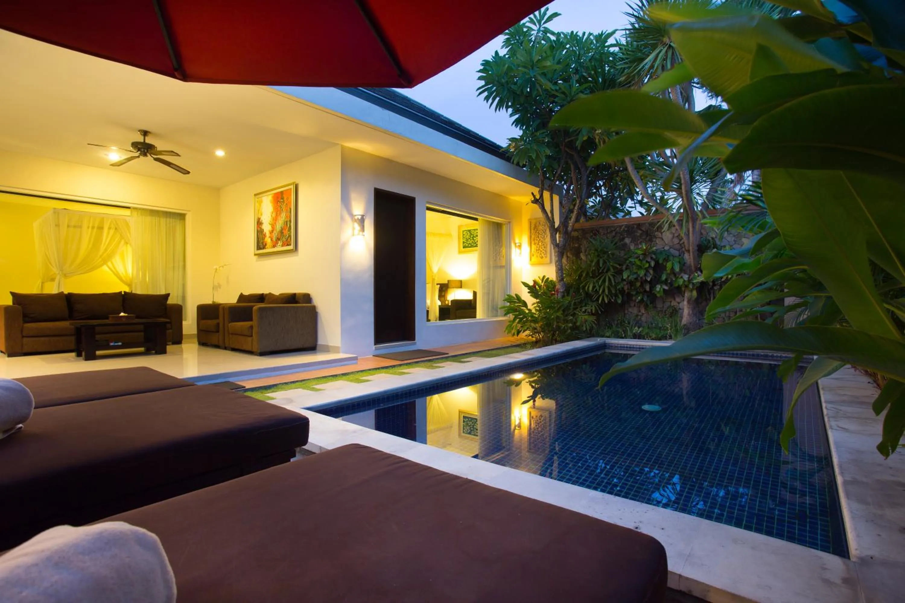 Swimming pool in The Yubi Boutique Villas Seminyak