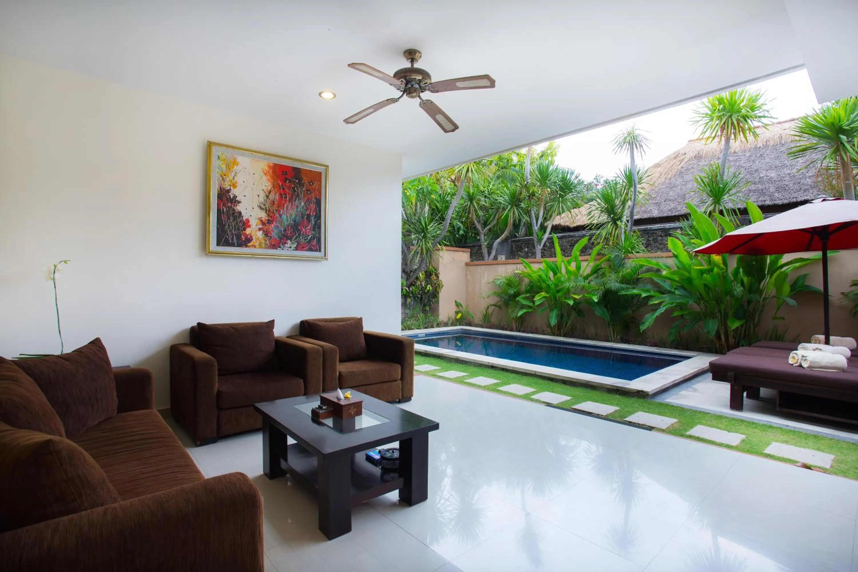 Living room in The Yubi Boutique Villas Seminyak