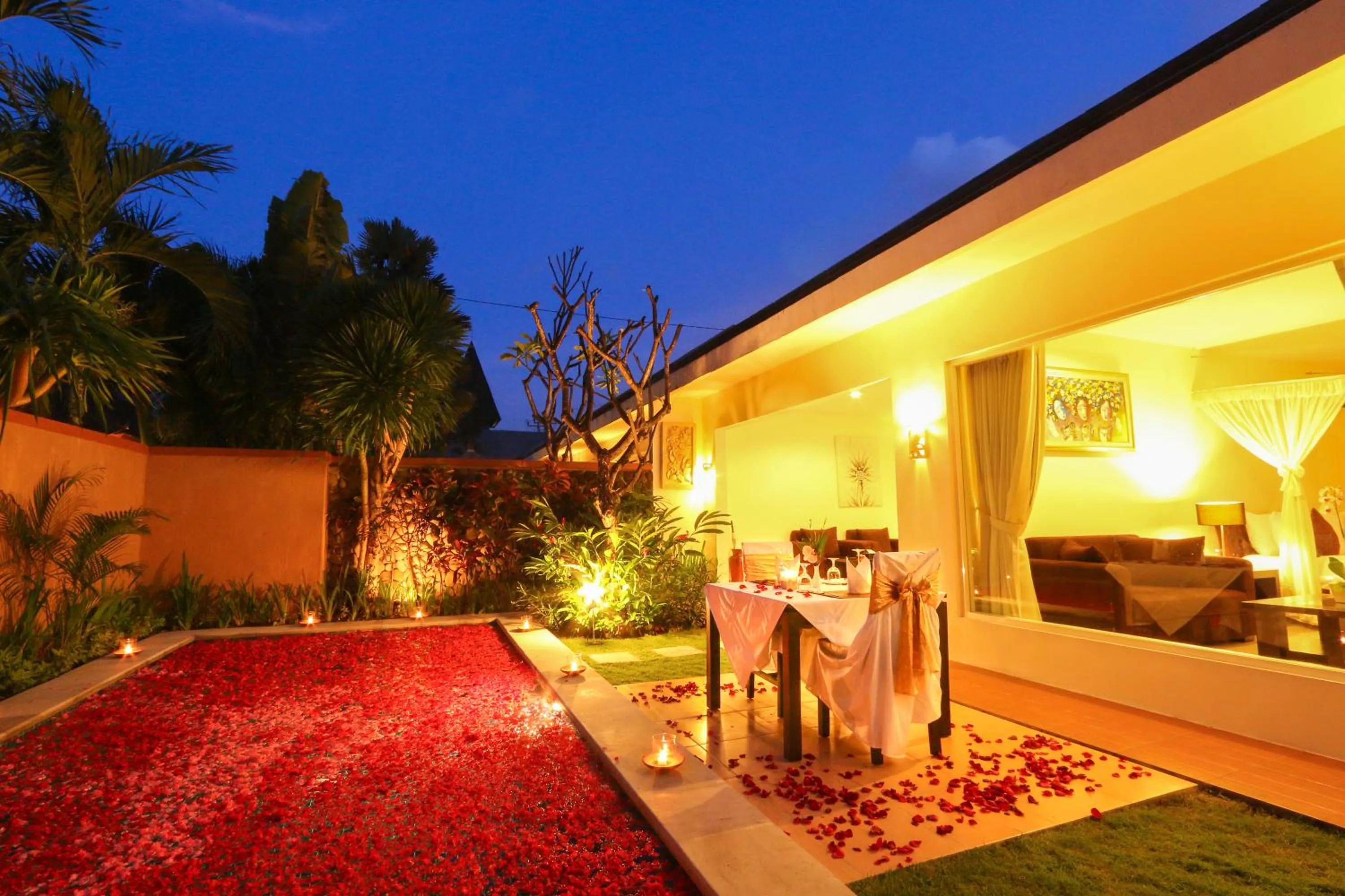 Swimming pool in The Yubi Boutique Villas Seminyak