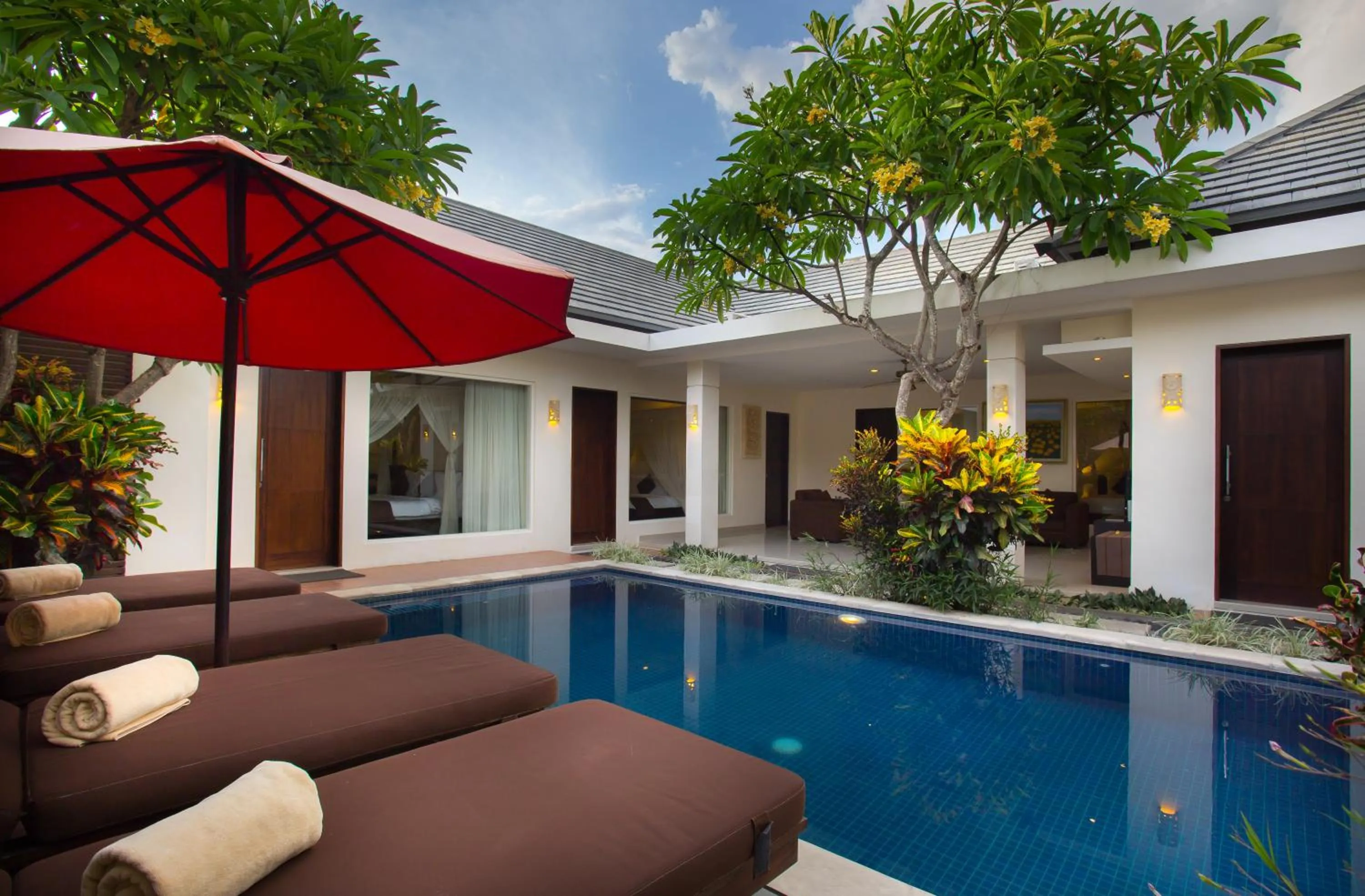 Swimming pool in The Yubi Boutique Villas Seminyak