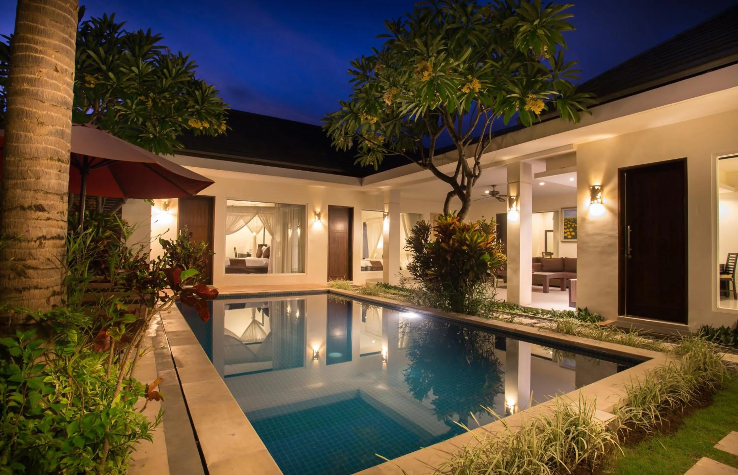 Swimming pool in The Yubi Boutique Villas Seminyak