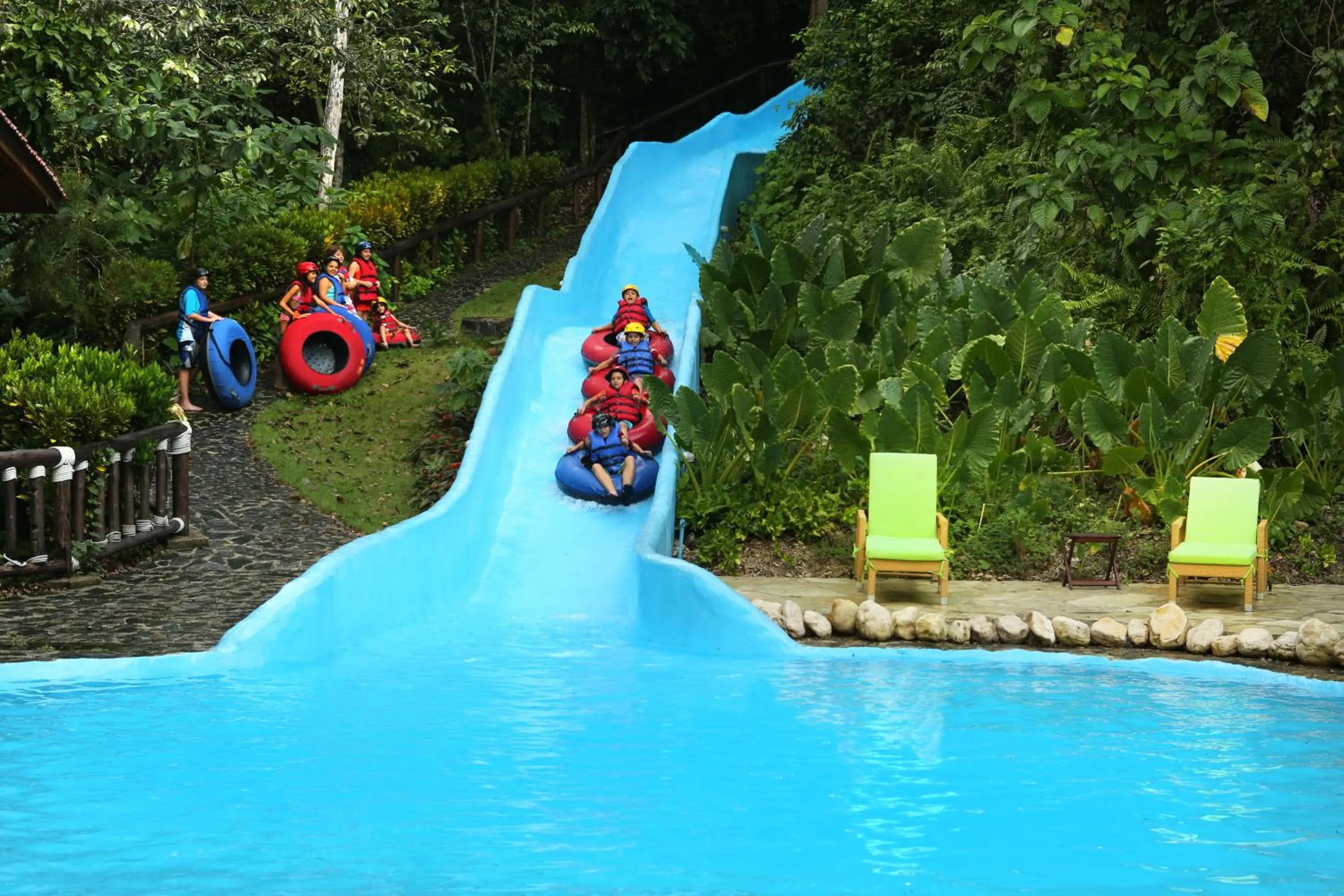 Aqua park in Platon Ecolodge