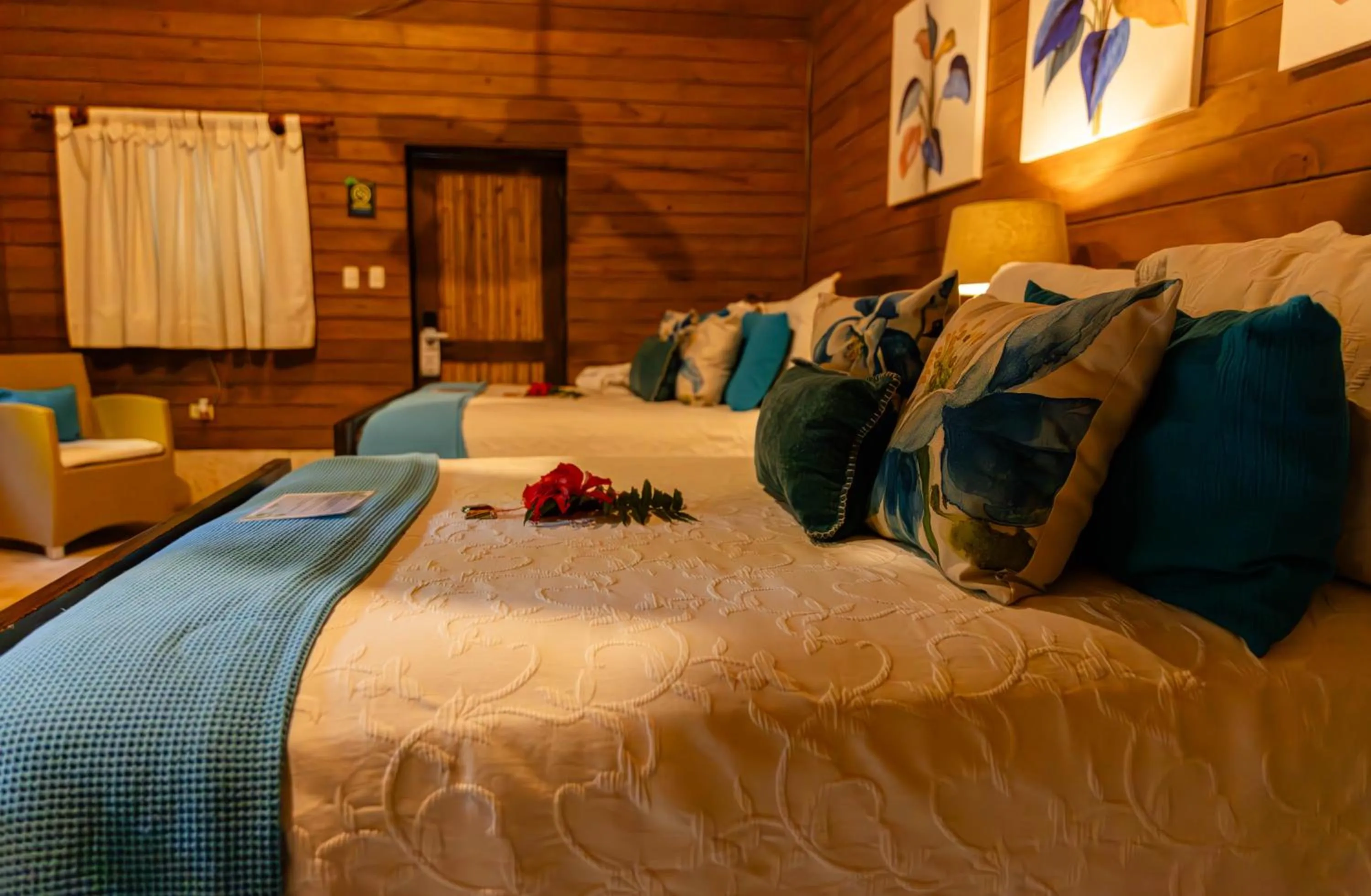 Bed in Platon Ecolodge