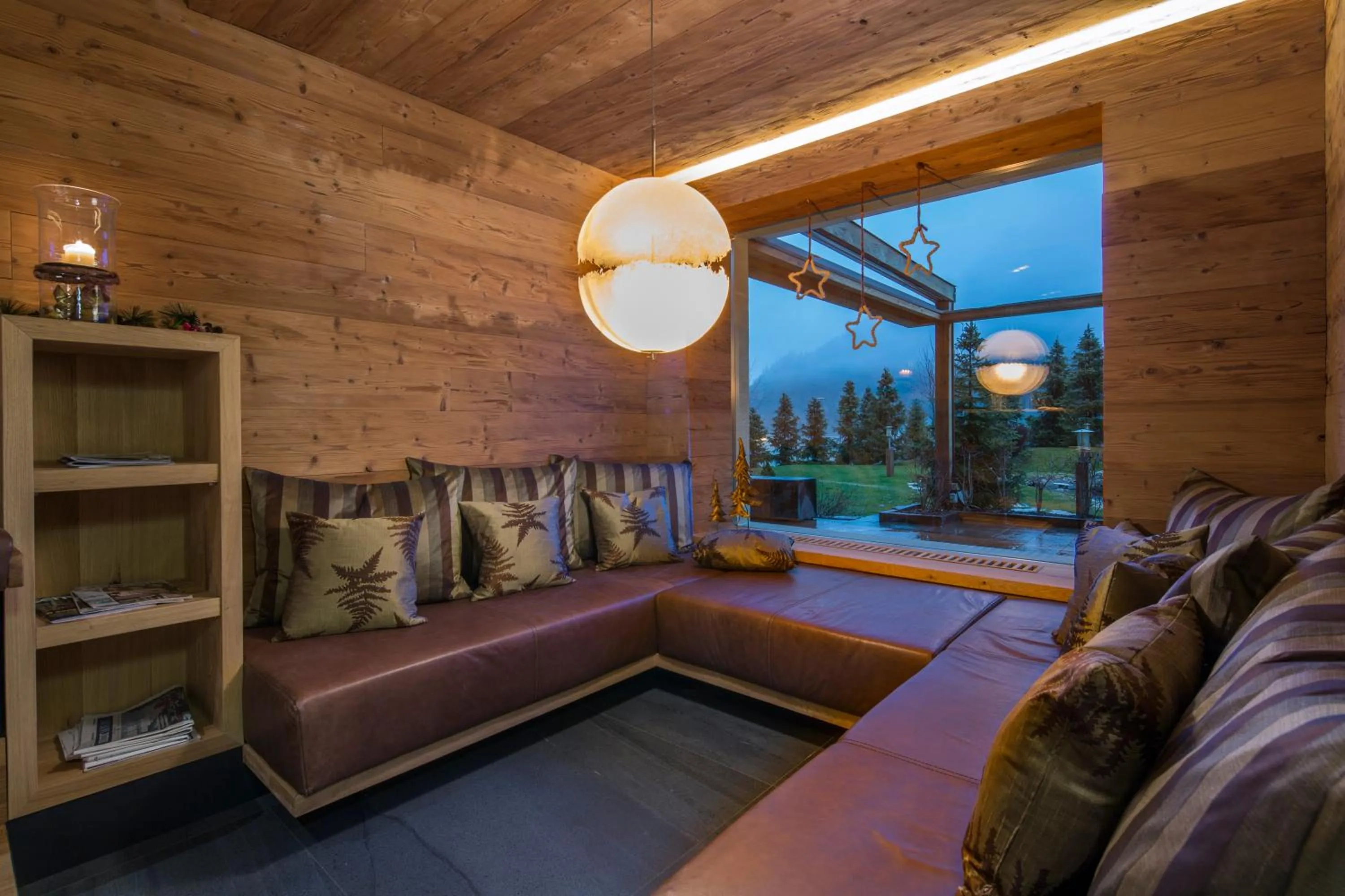 Living room in Hotel Cristallo - Wellness Mountain Living