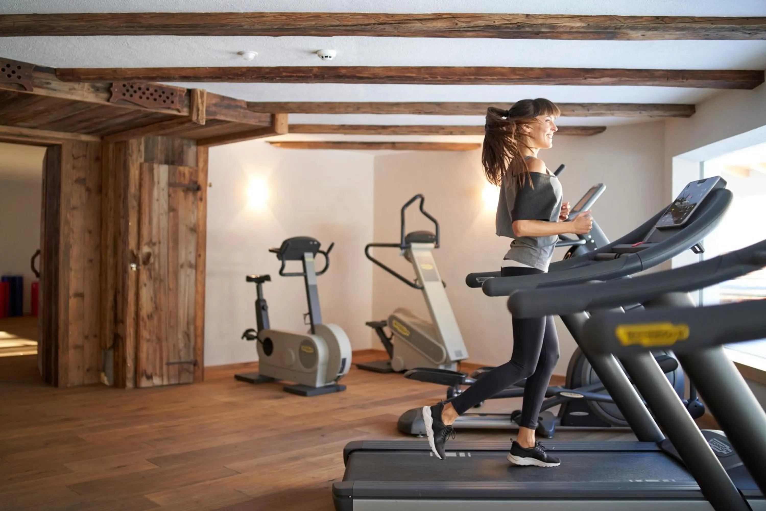Fitness centre/facilities in Hotel Cristallo - Wellness Mountain Living