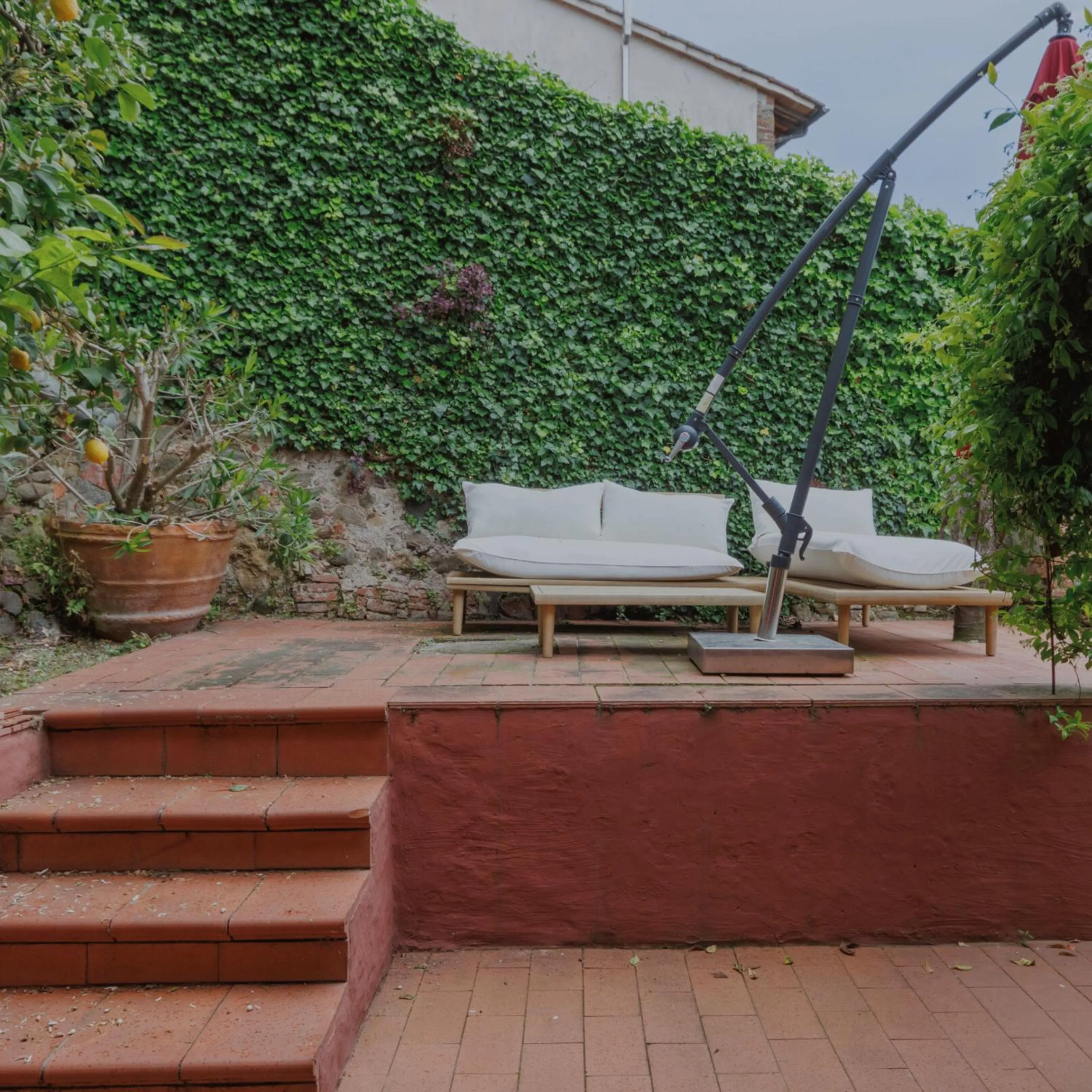 Garden in Hotel Villa Sermolli