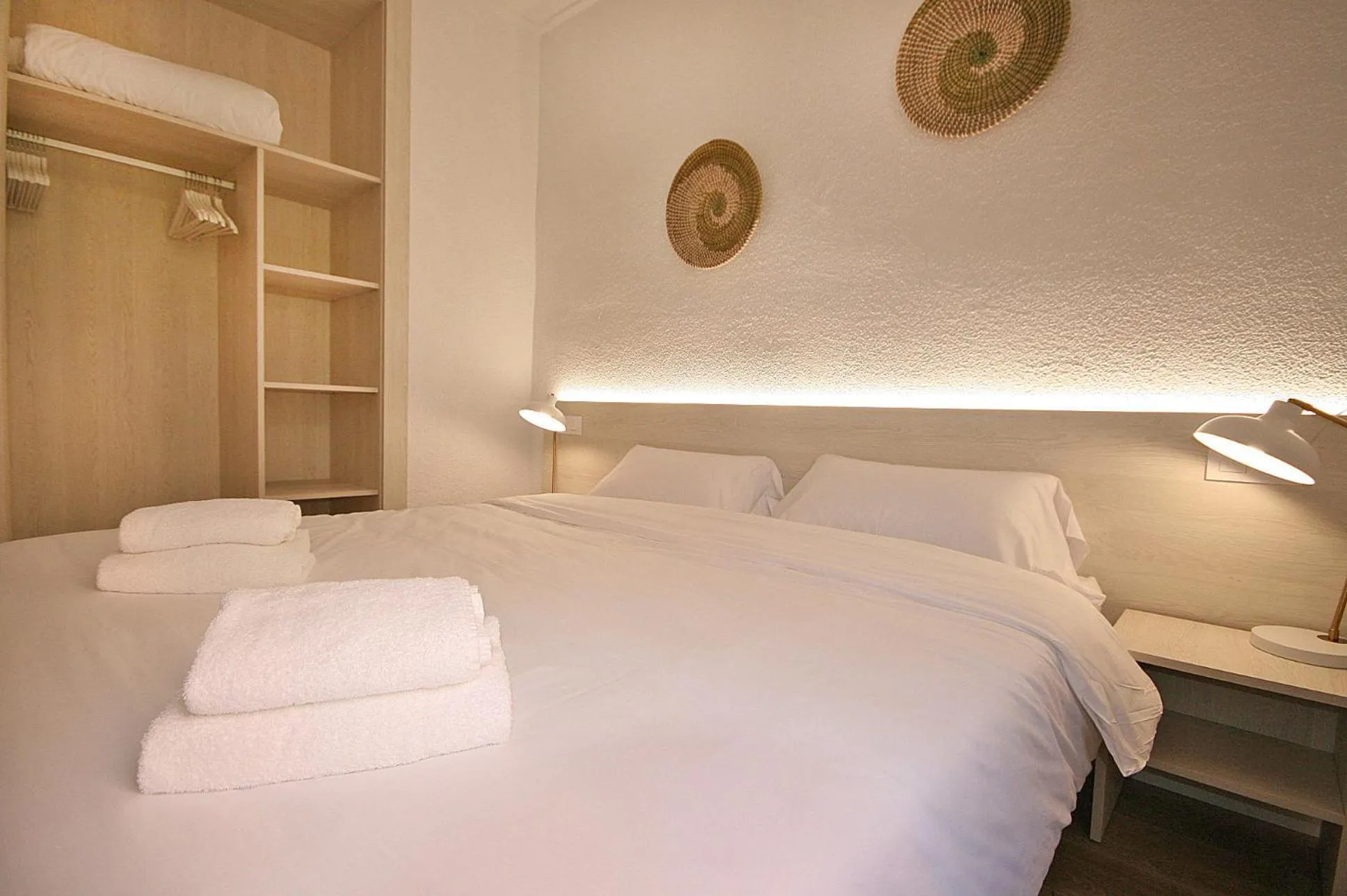 Bed in Apartamentos Venecia