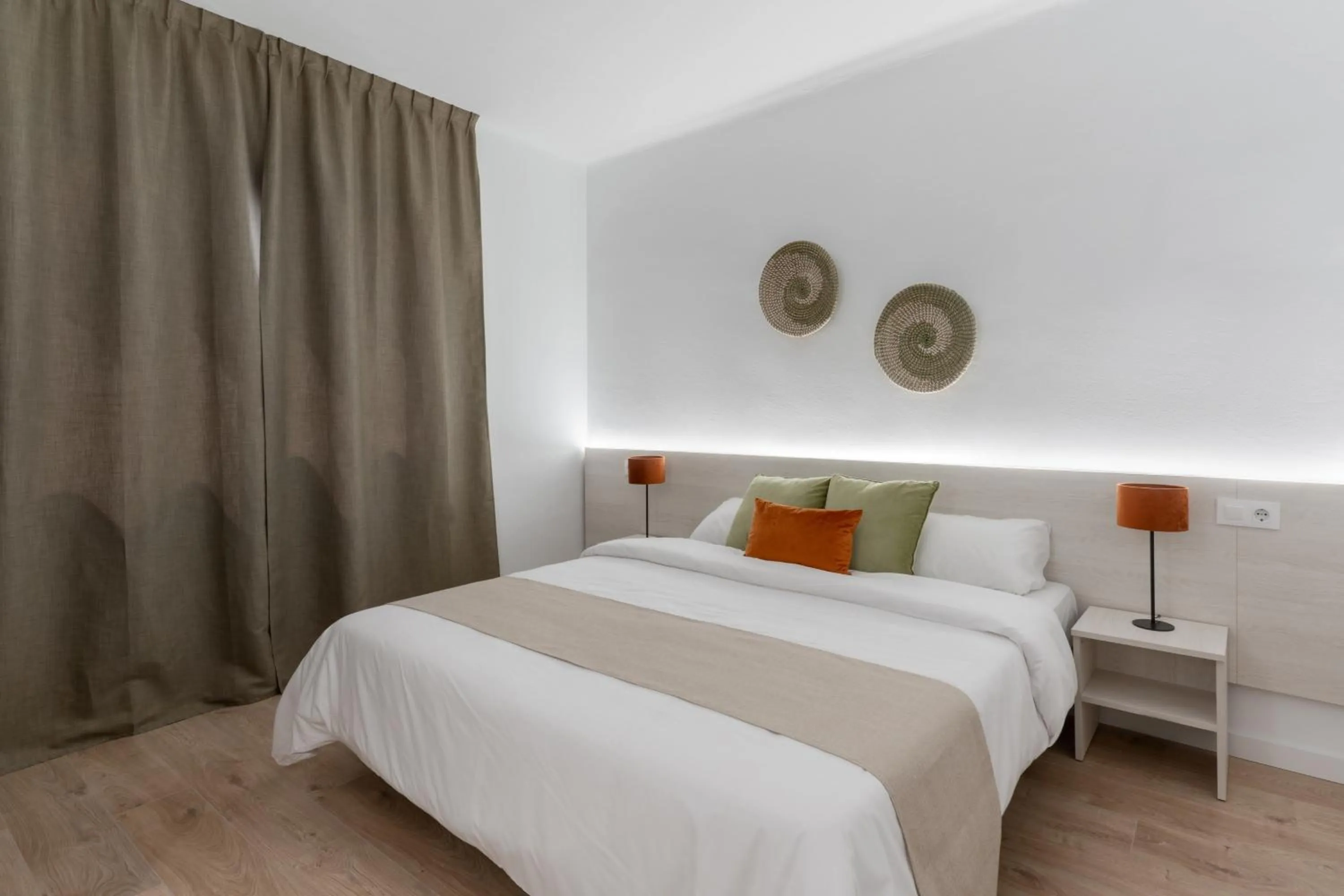 Bed in Apartamentos Venecia