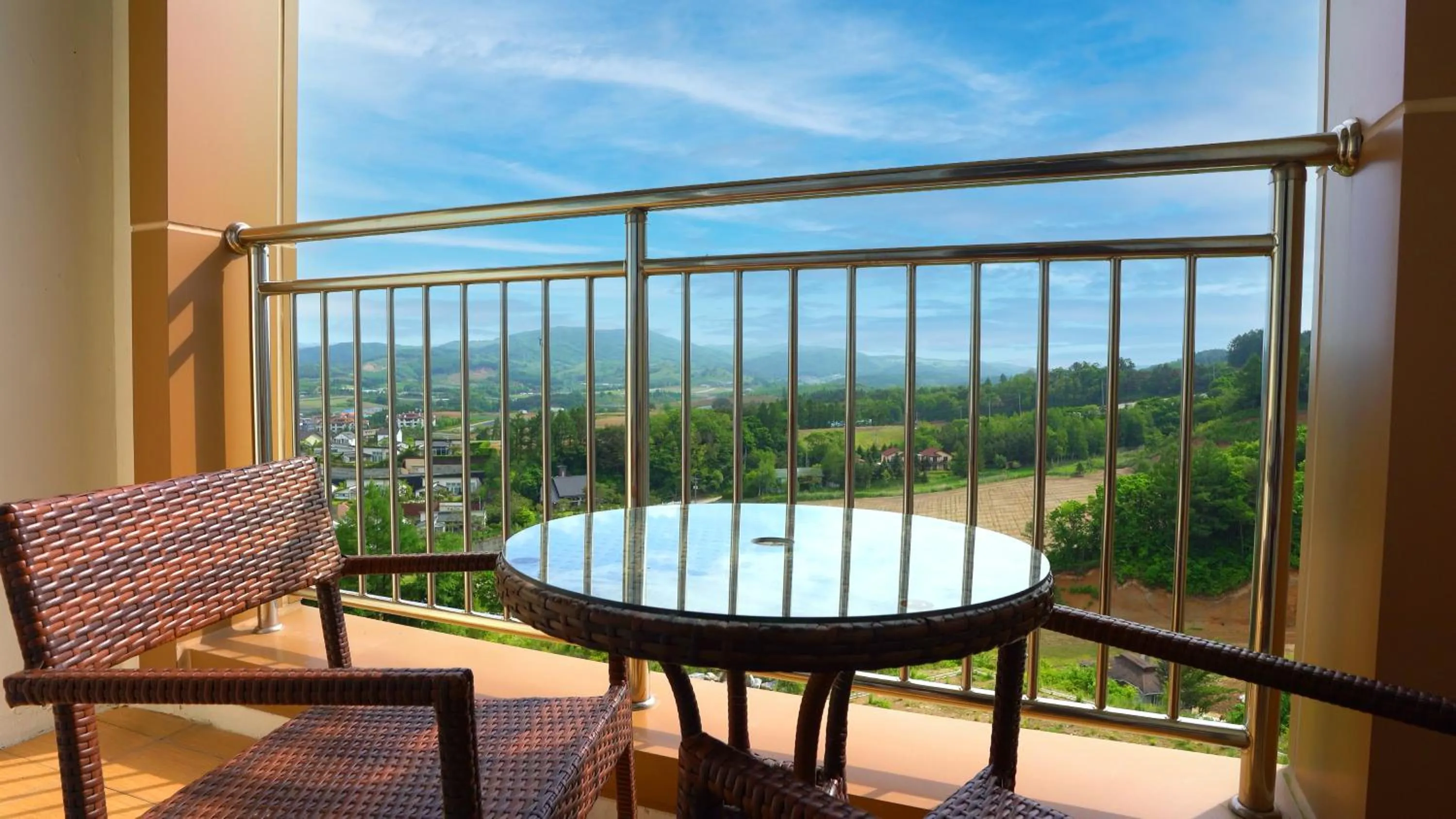 Balcony/Terrace in Ramada Hotel & Suite by Wyndham Gangwon Pyeongchang
