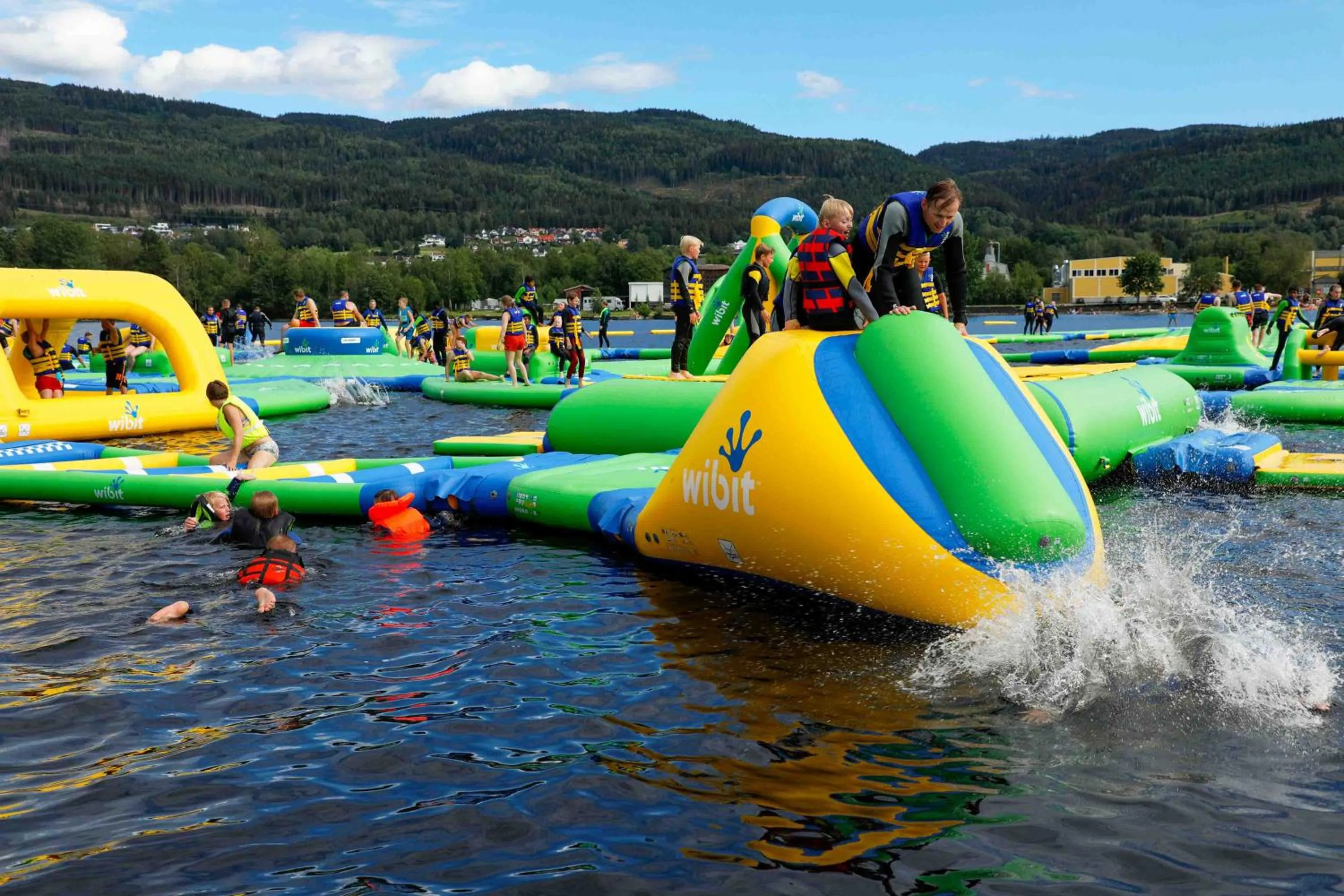 Aqua park in Thorbjørnrud Hotell