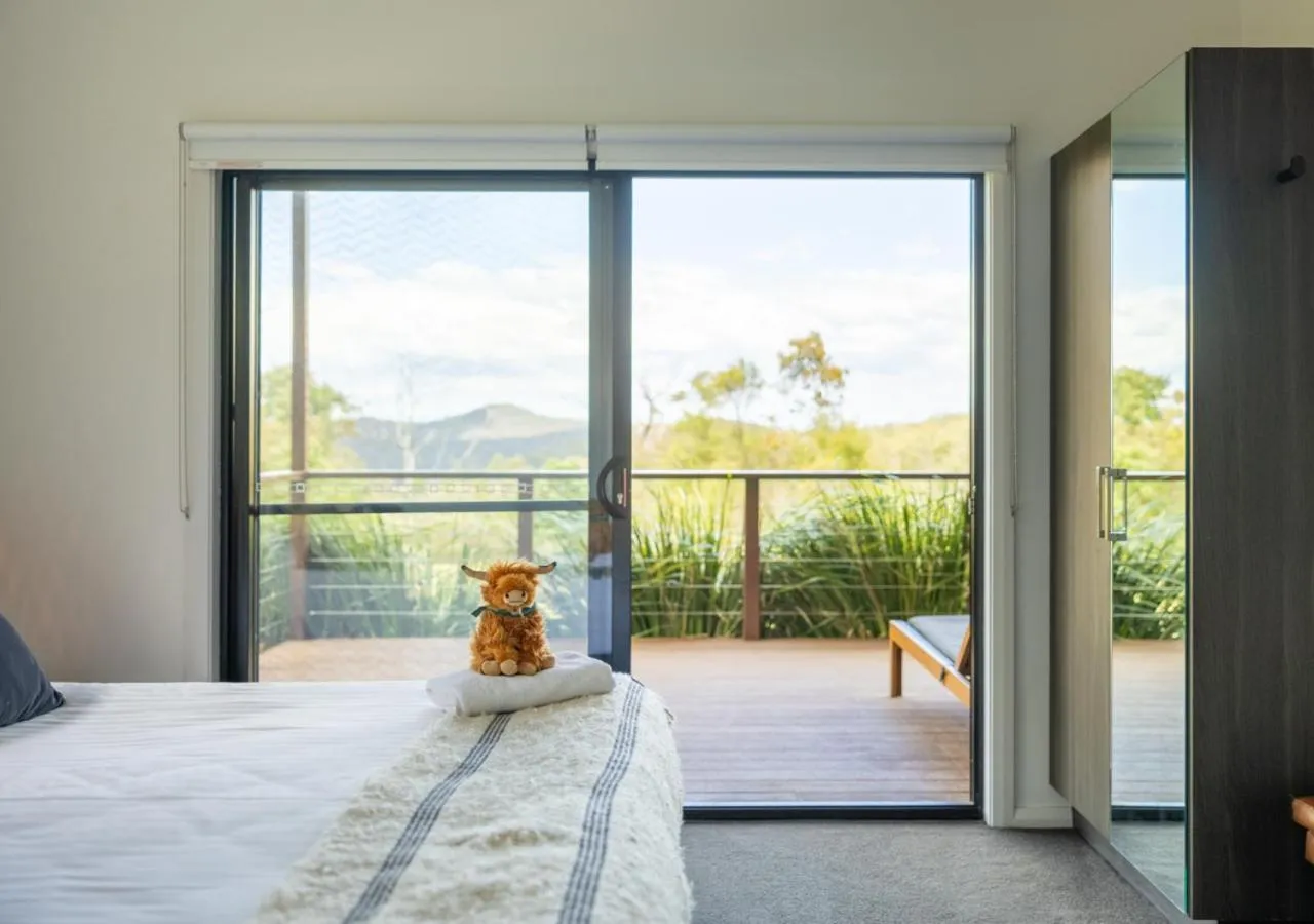 Balcony/Terrace, Bed in Glenworth Valley Wilderness Adventures