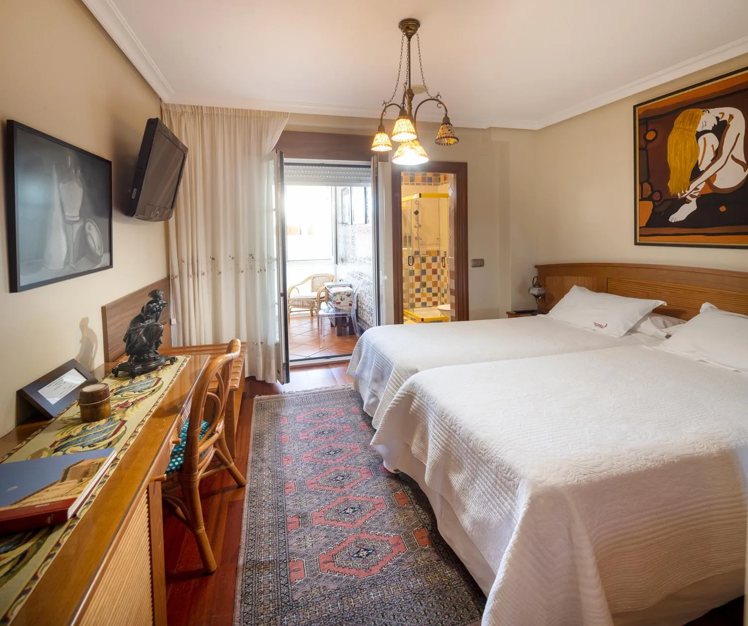 Photo of the whole room, Bed in El Descanso de Wendy