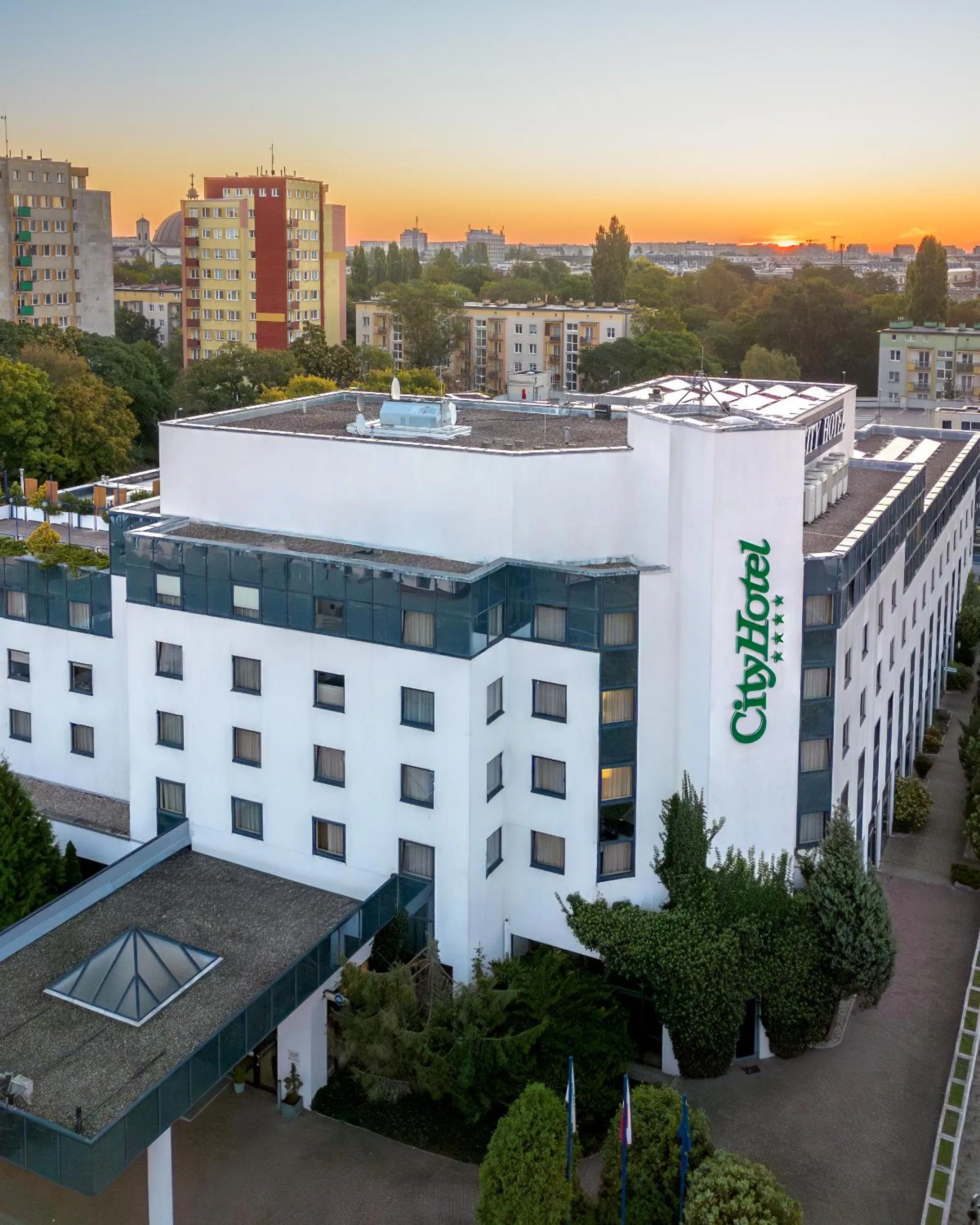 Property building in City Hotel