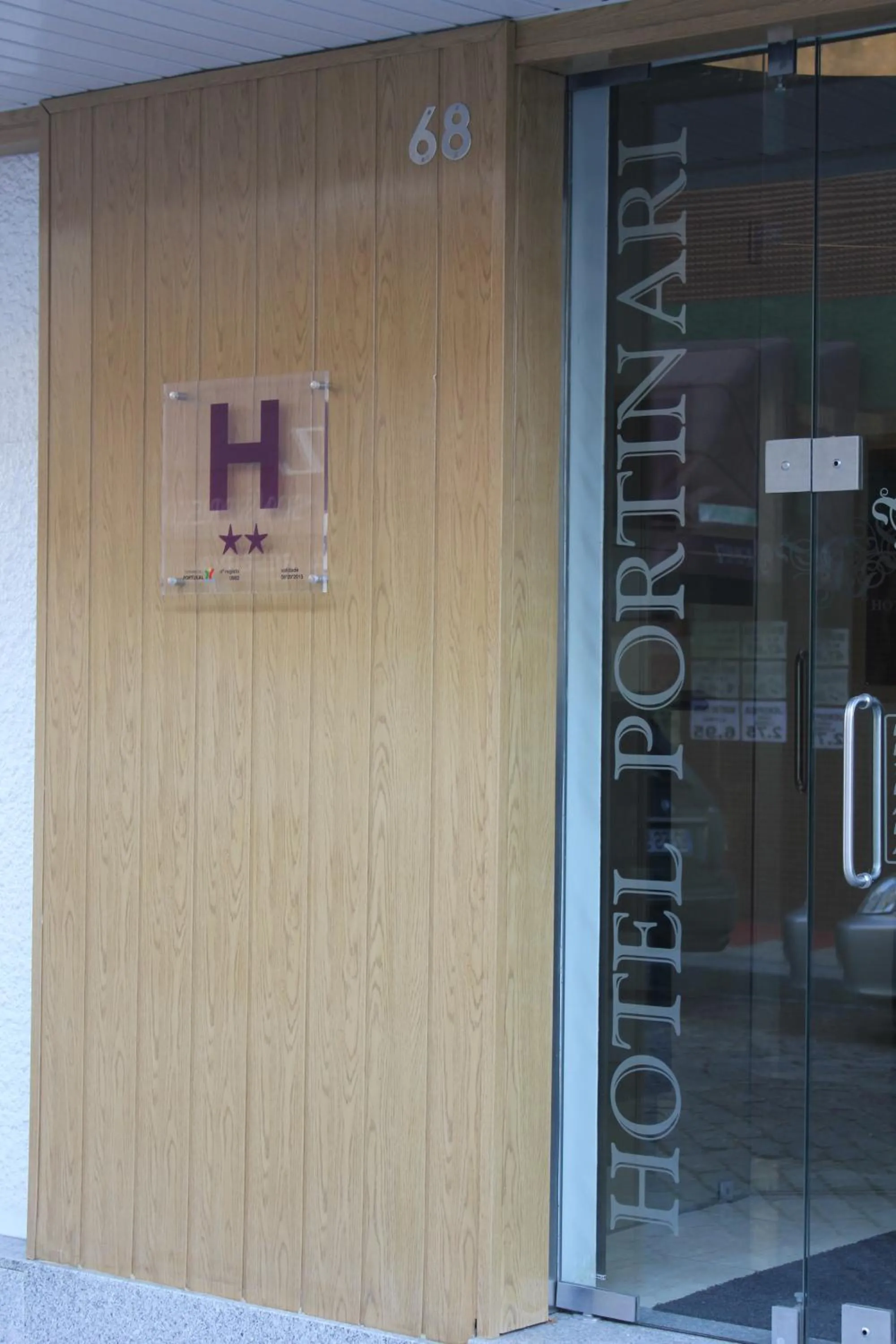 Facade/entrance in Hotel Portinari