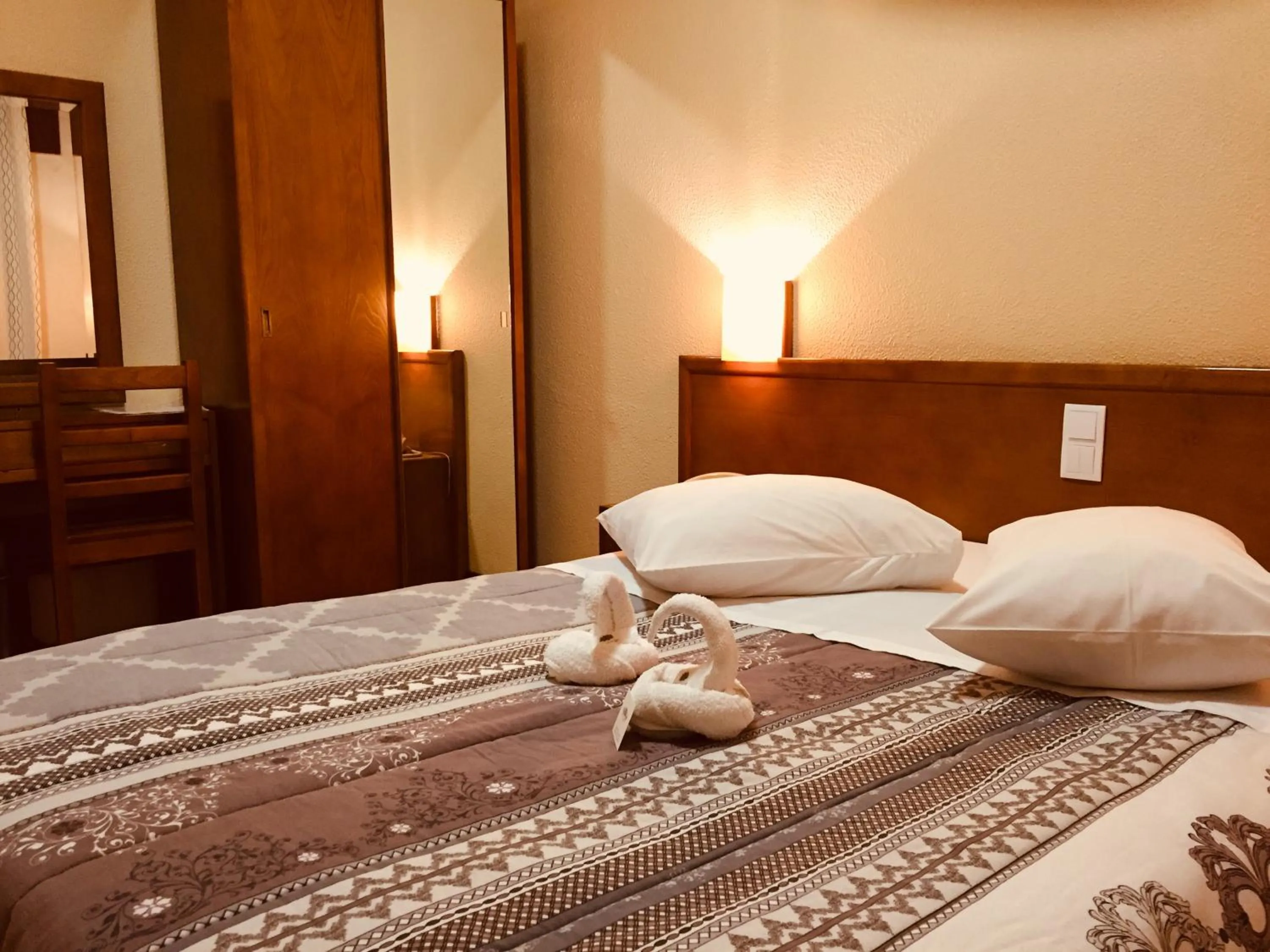 Bed in Hotel Portinari