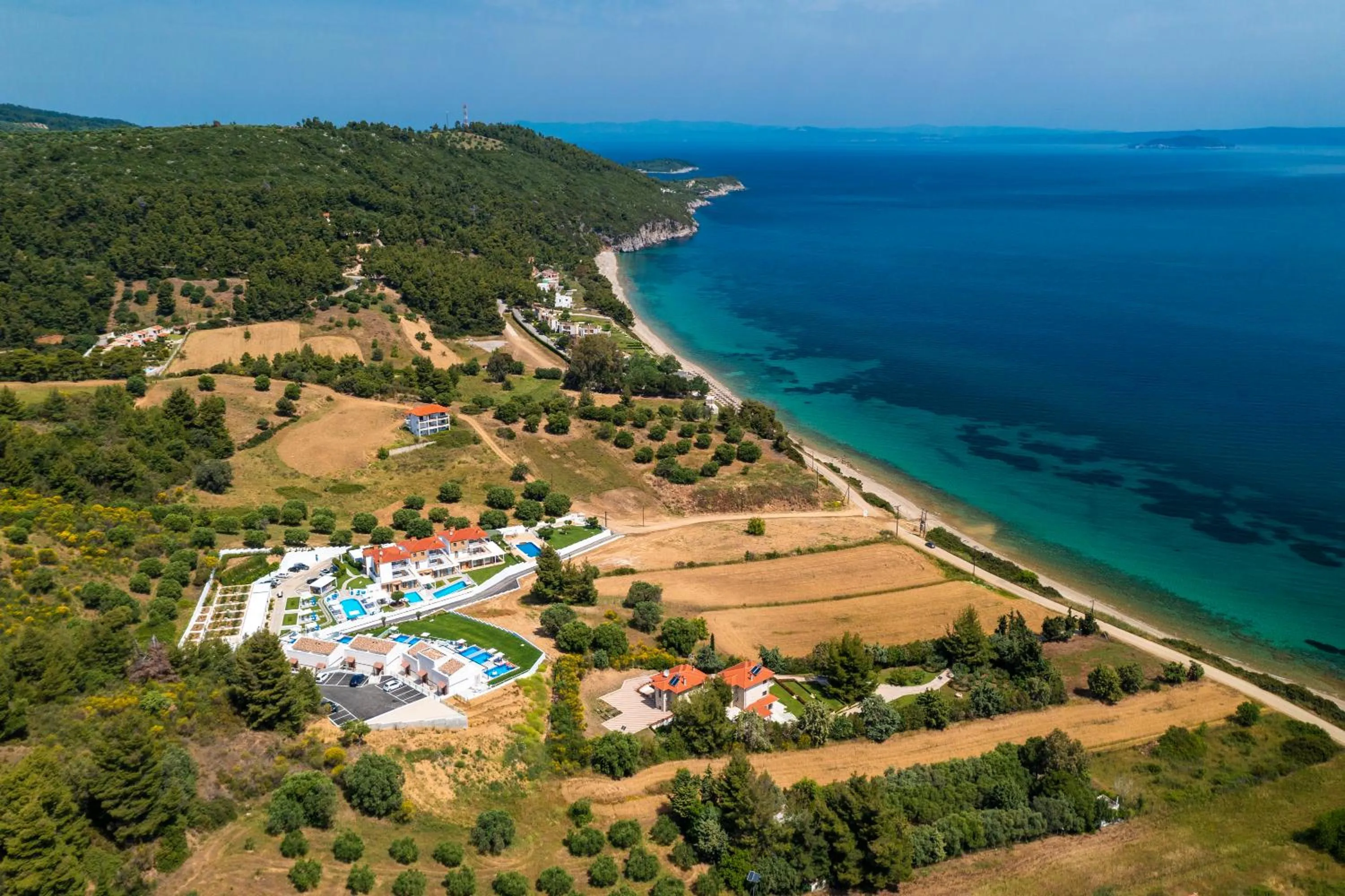 Bird's eye view in Villa D'Oro - Luxury Villas & Suites