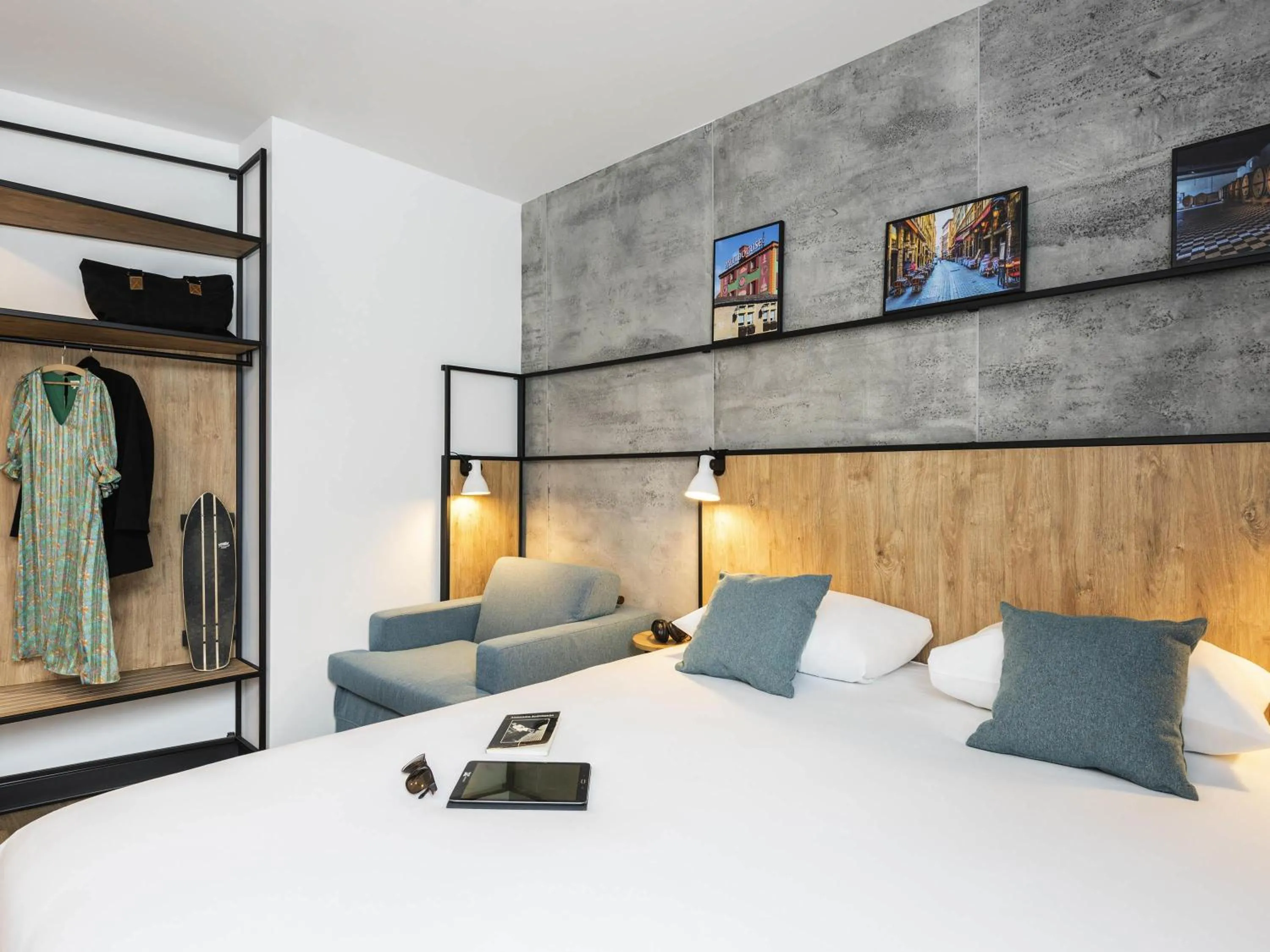 Bedroom, Bed in ibis Lyon Sud Oullins