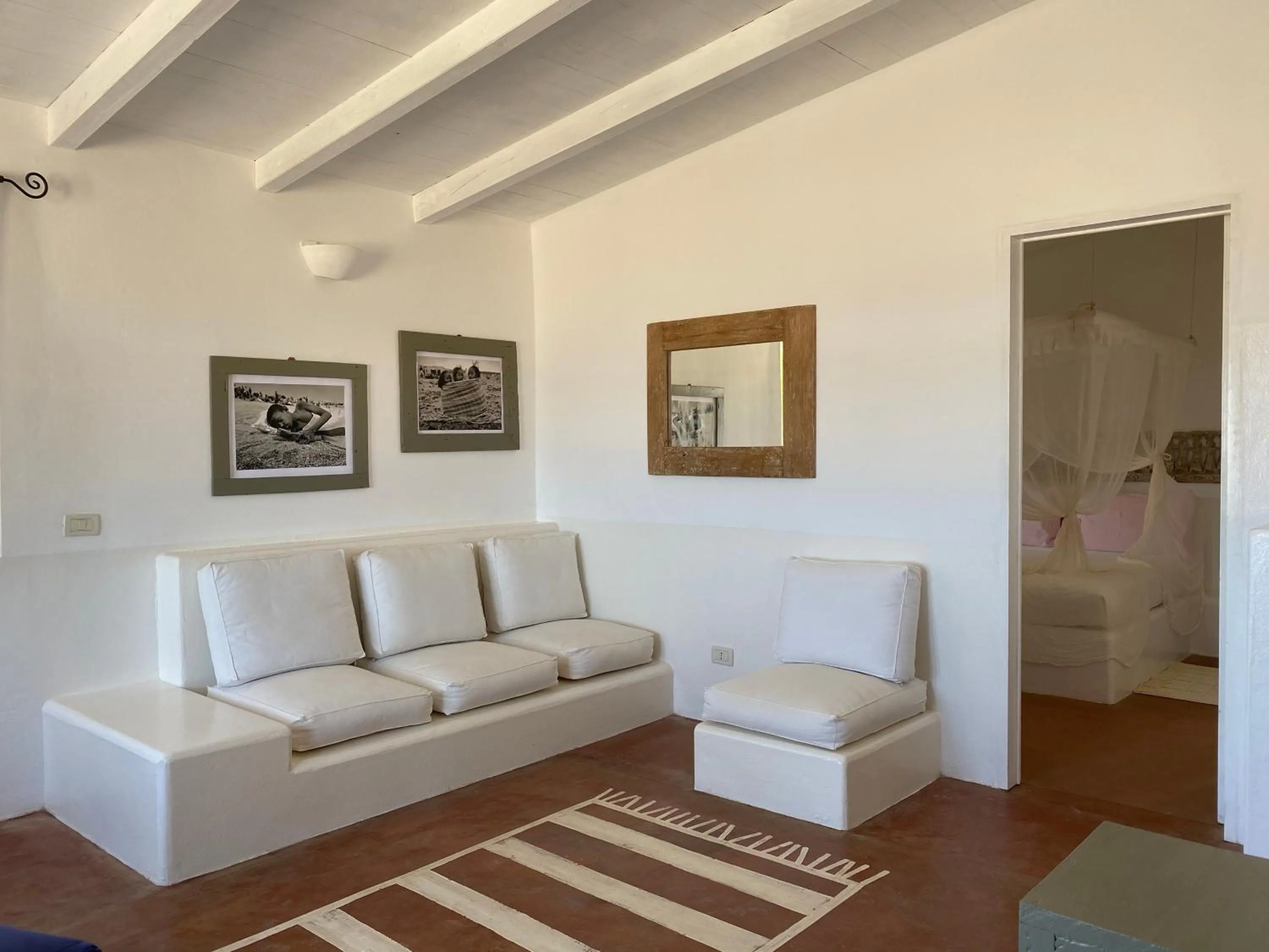 Living room in Spinguera Ecolodge