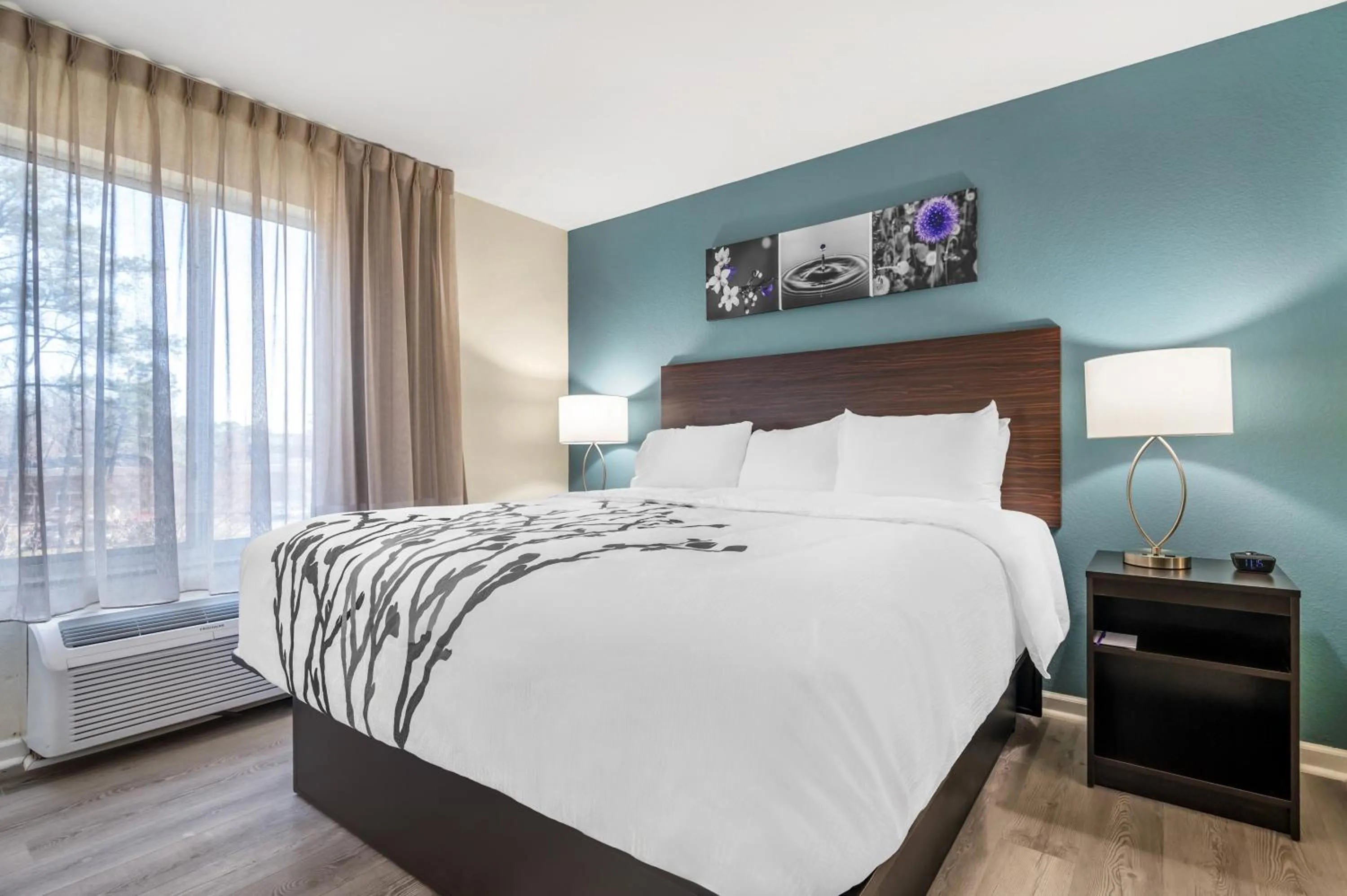 Bed in Sleep Inn & Suites