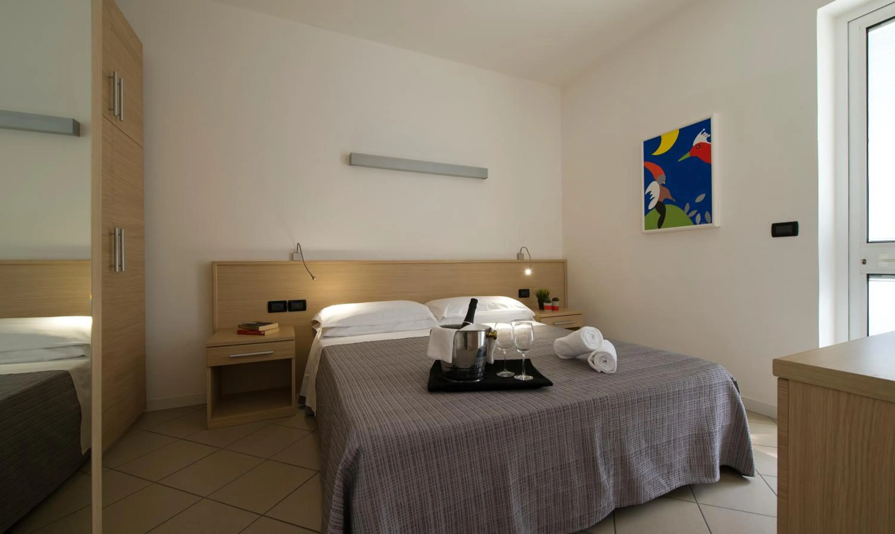 Bed in Nice Hotel Bibione