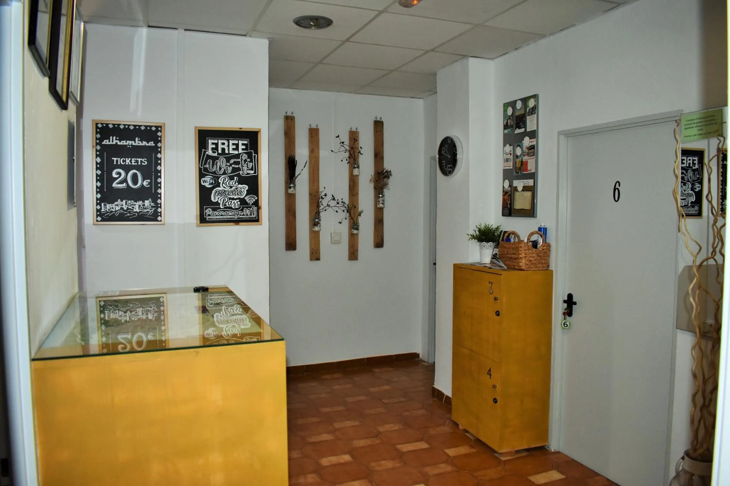 Lobby or reception in Pension Castil