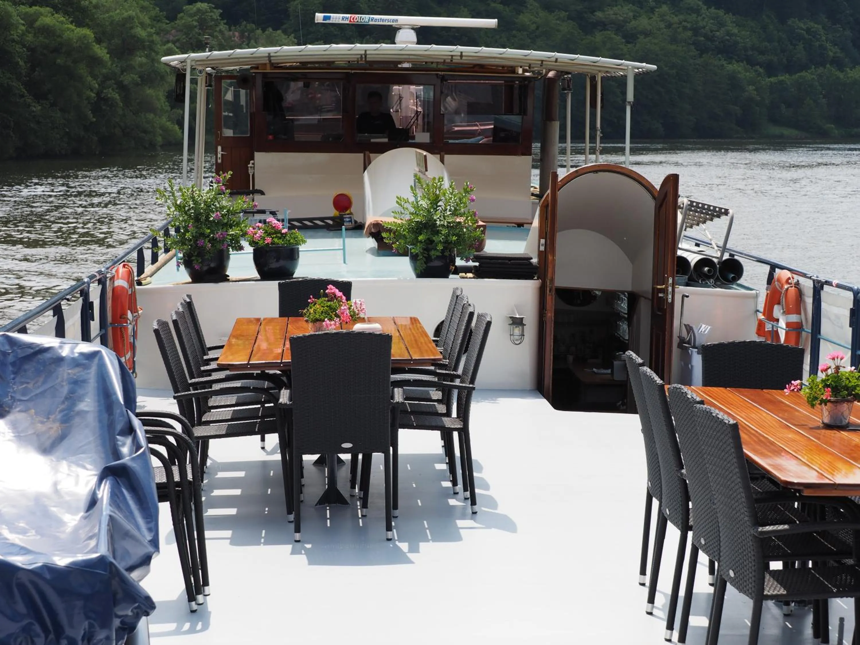 Balcony/Terrace in Hotelboat Allure