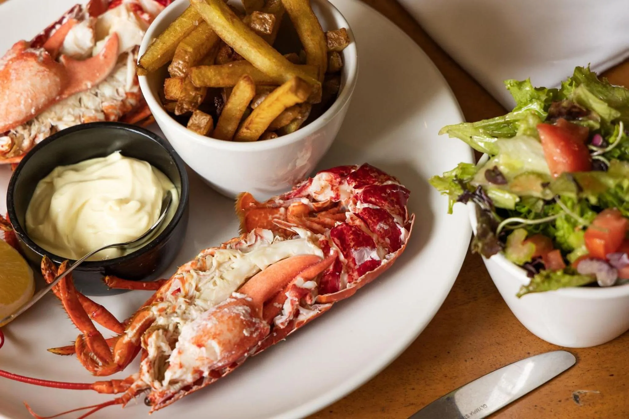 Food and drinks in The White Swan Inn