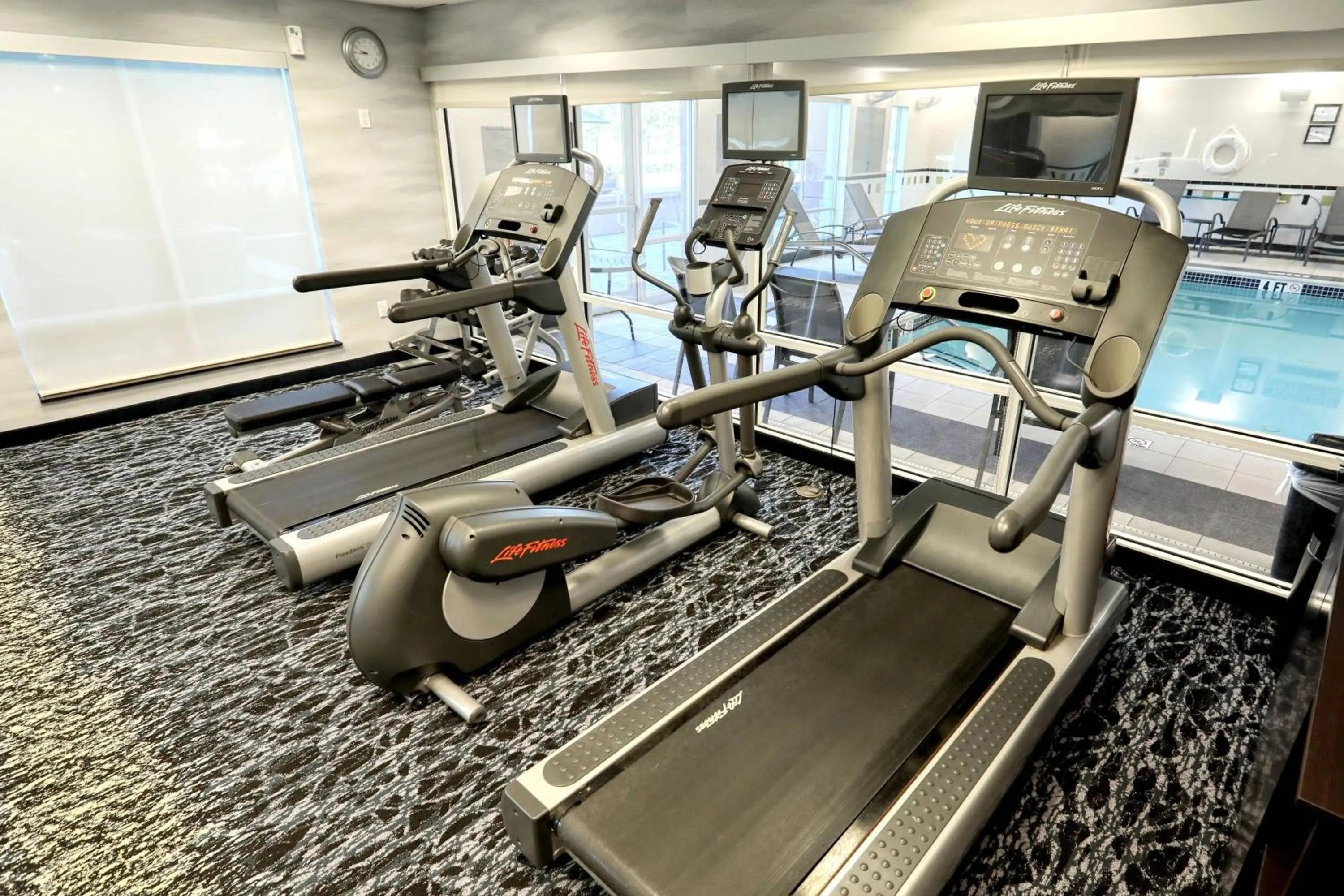 Fitness centre/facilities in Fairfield Inn & Suites by Marriott Harrisburg West/New Cumberland