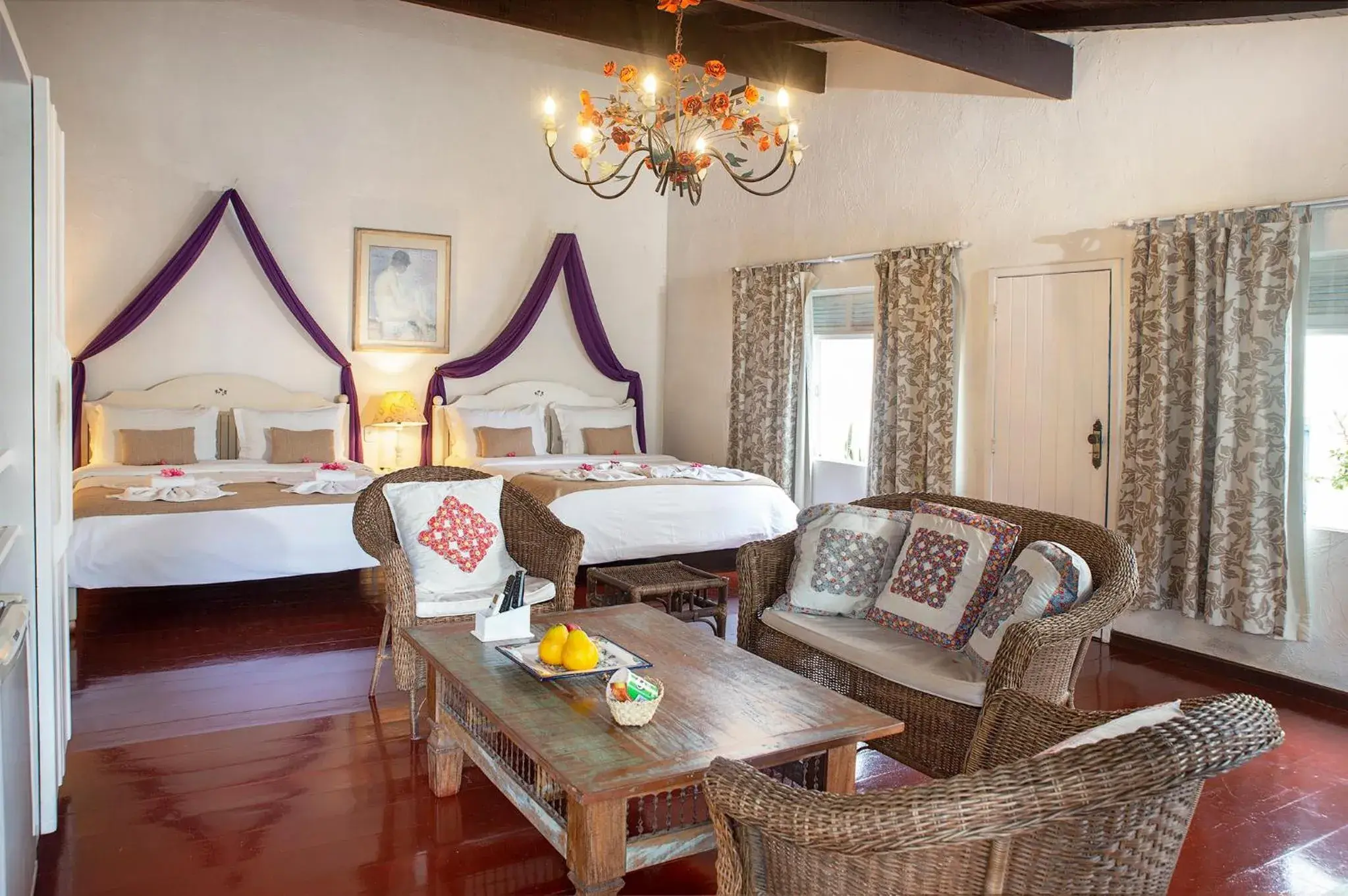 Deluxe Queen Room with Two Queen Beds in Pousada Casa Búzios Deluxe Queen Room with Two Queen Beds in Pousada Casa Búzios