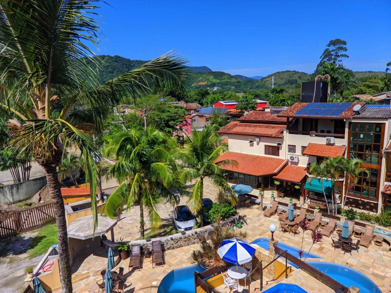 Pool view in Villa'l Mare Hotel