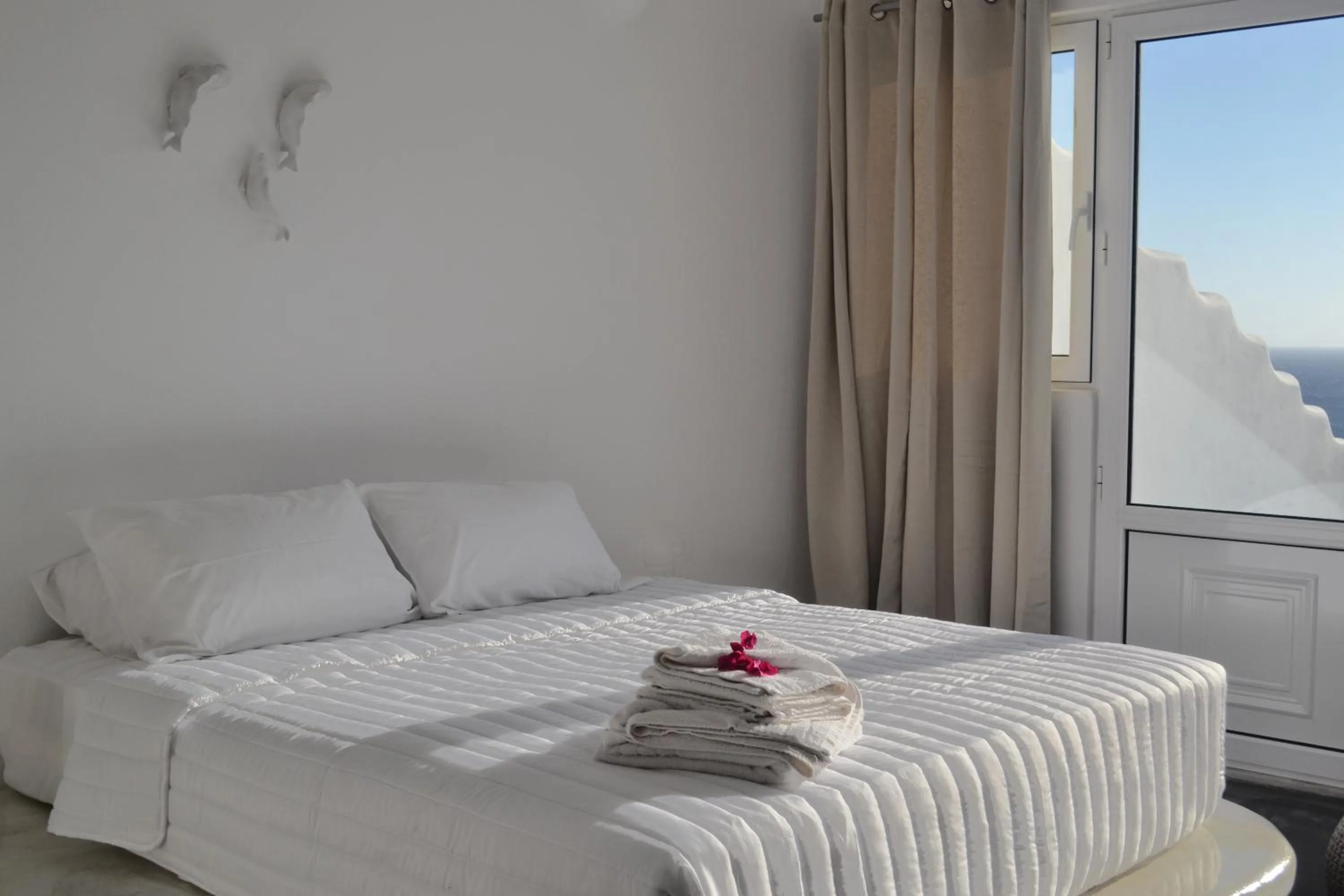 Bedroom, Bed in Golden Beach Resort Anafi