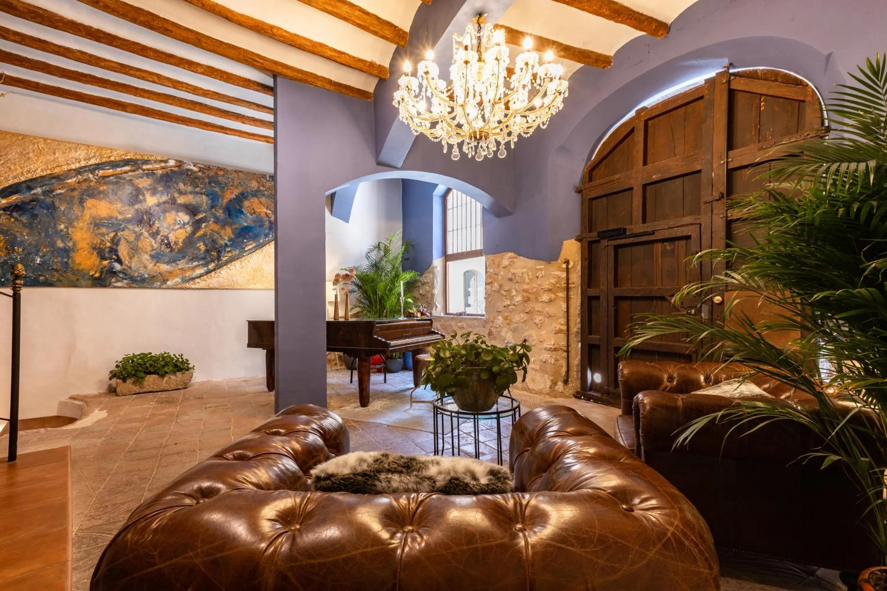 Lobby or reception in El Palauet del Priorat