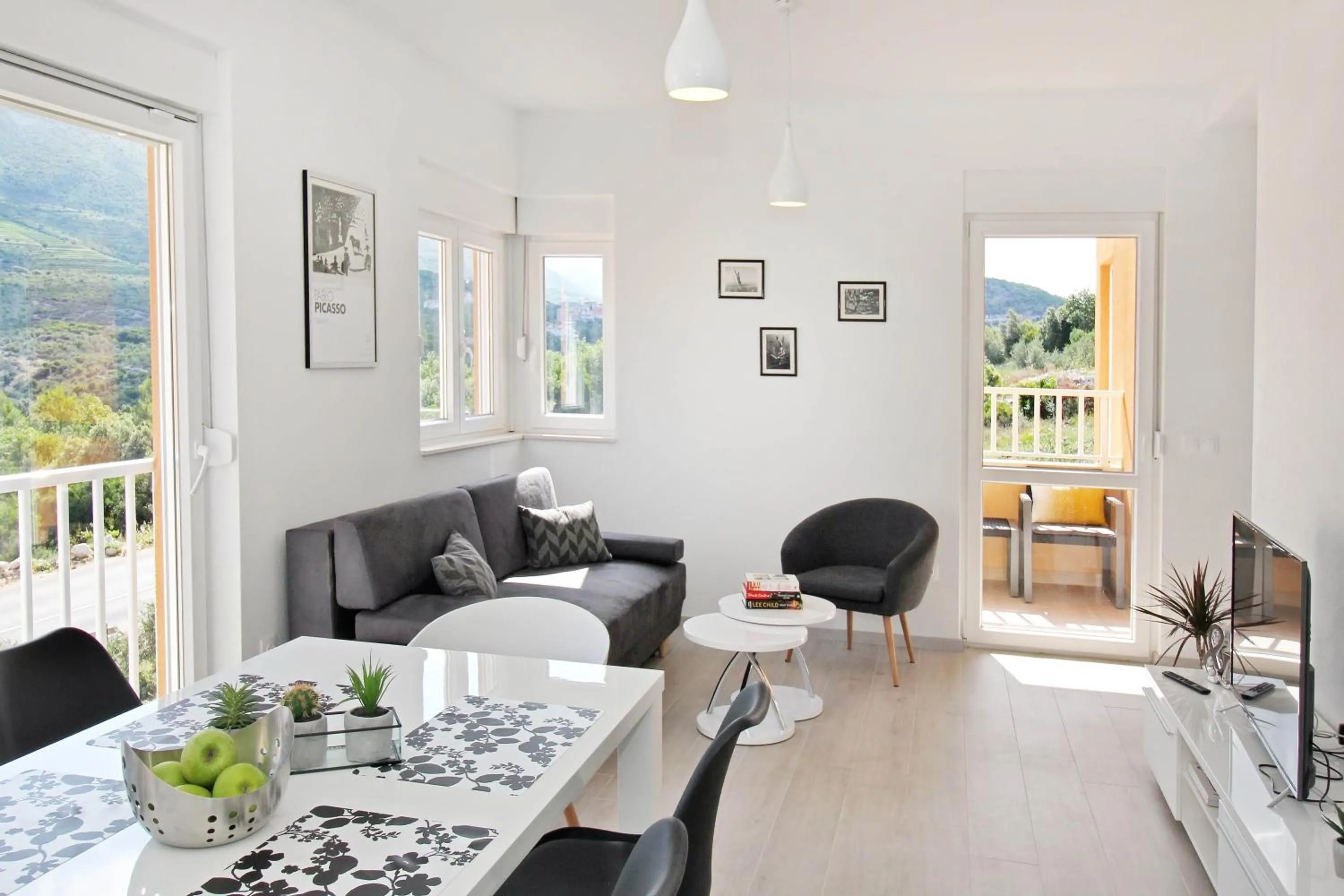 Living room in Bacan Family Apartments