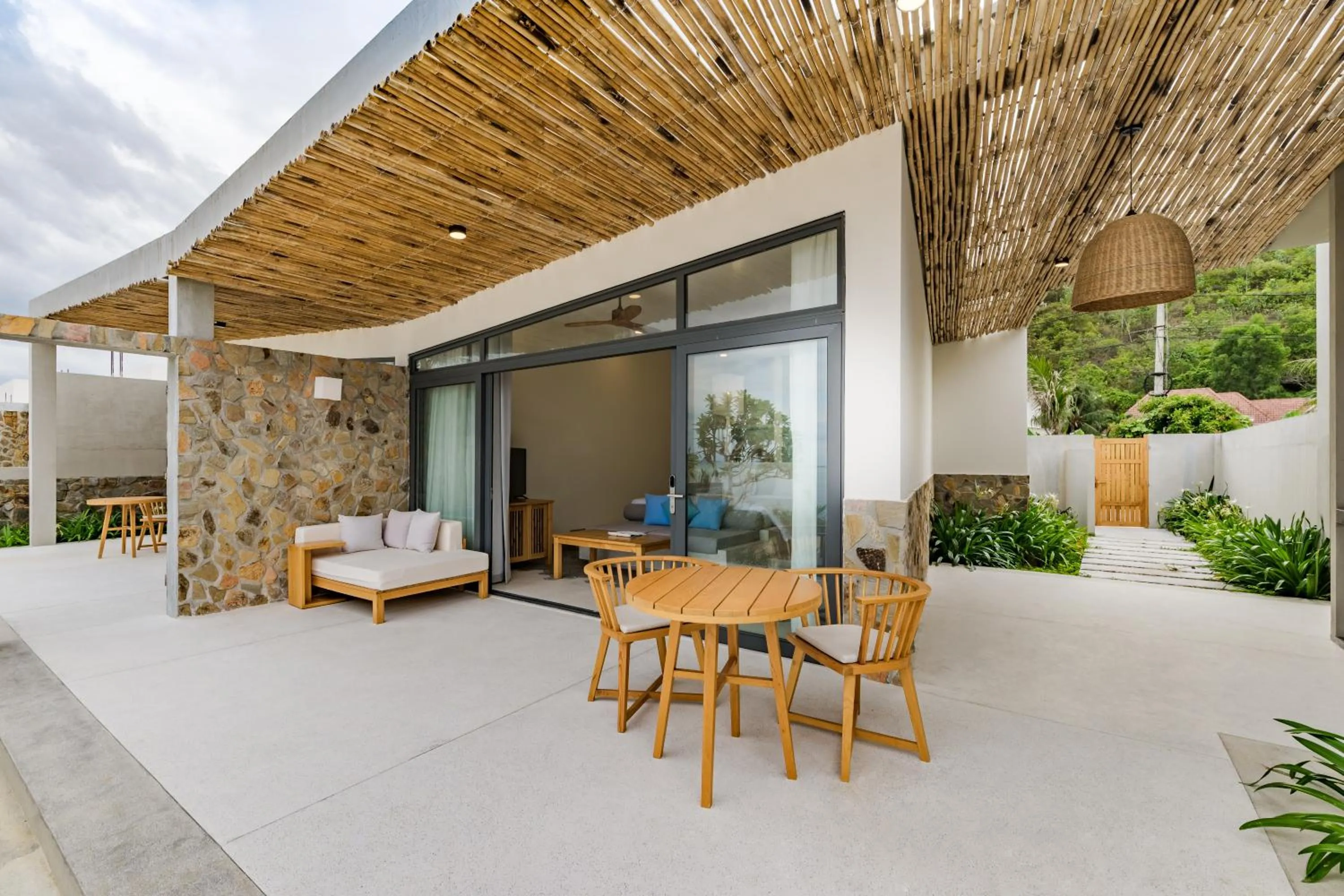 Balcony/Terrace in Que Toi Village Resort Phu Yen