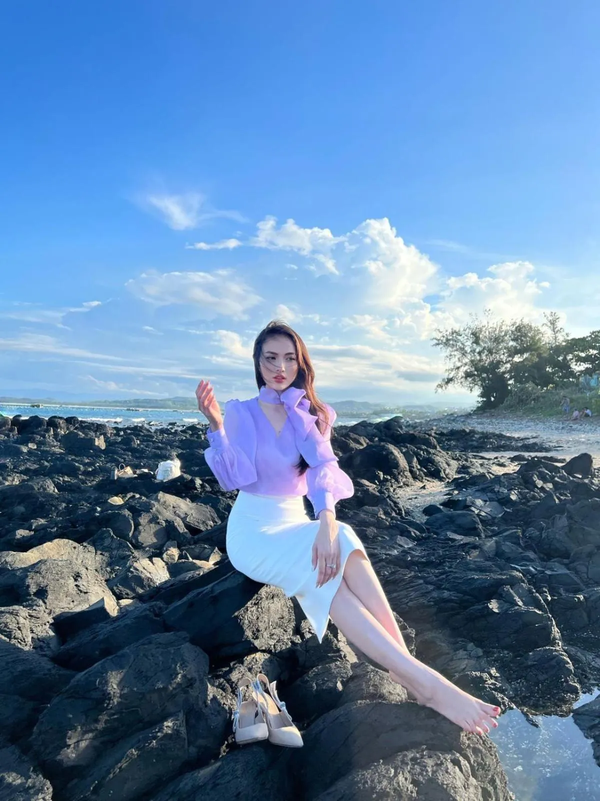 People in Que Toi Village Resort Phu Yen