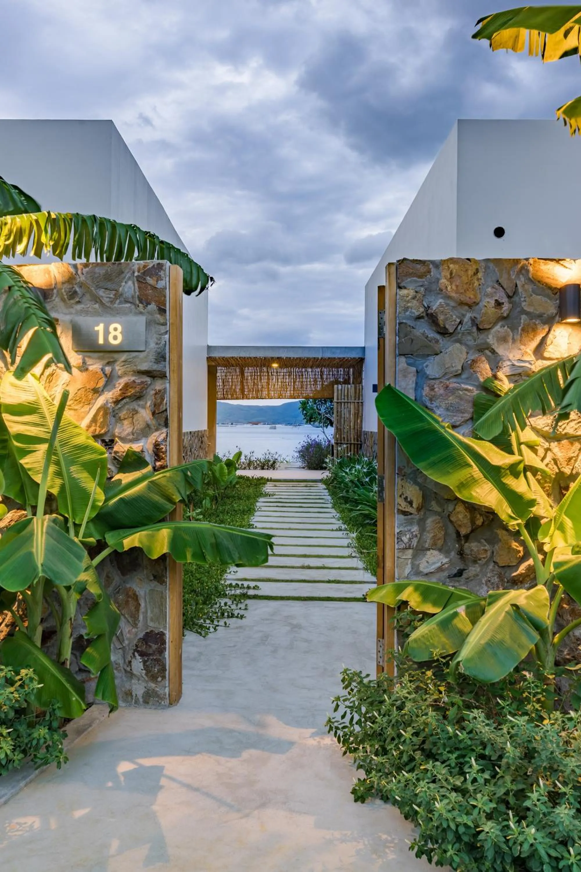 Facade/entrance in Que Toi Village Resort Phu Yen