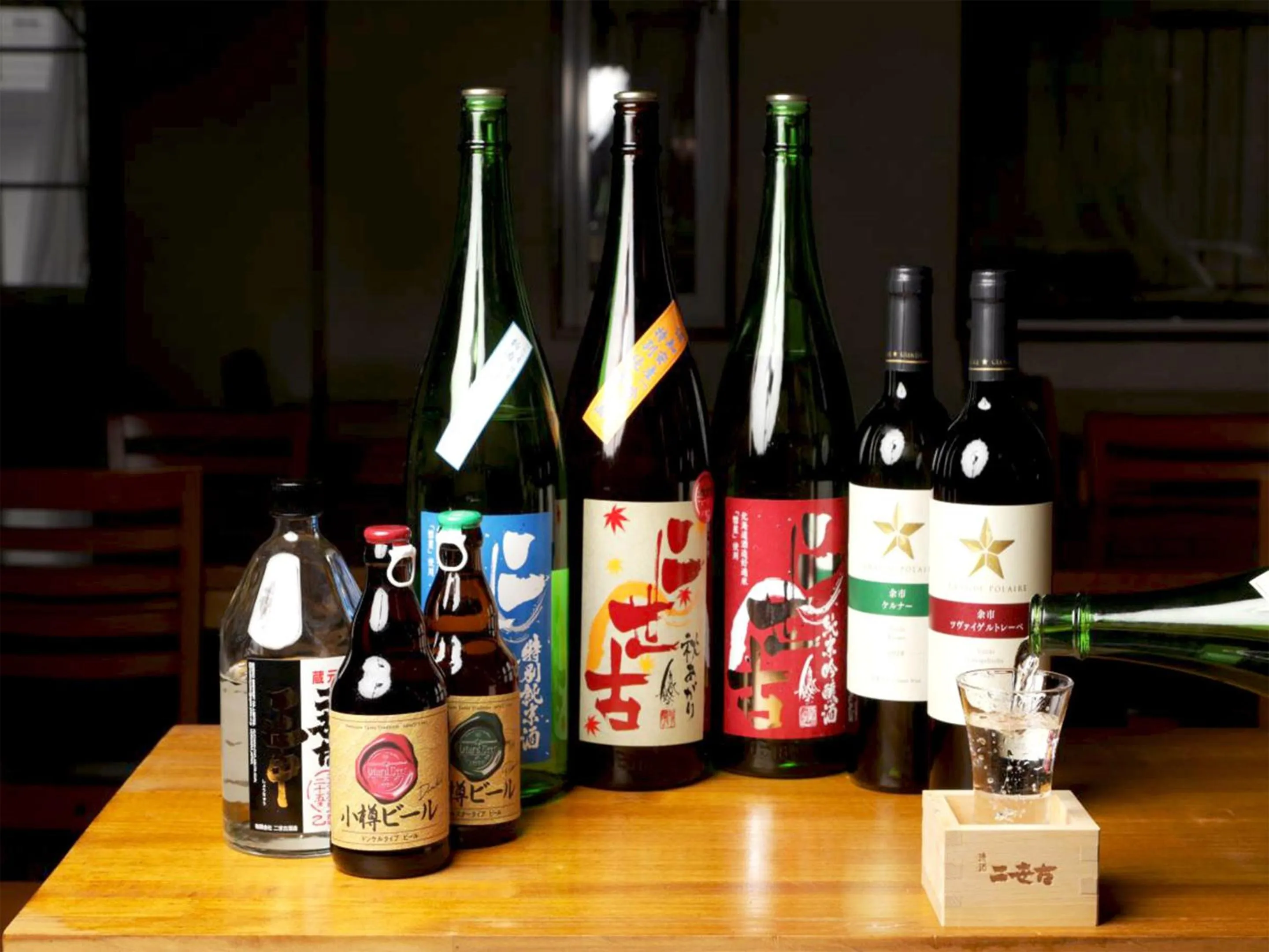 Alcoholic drinks in Lodge Koropokkuru