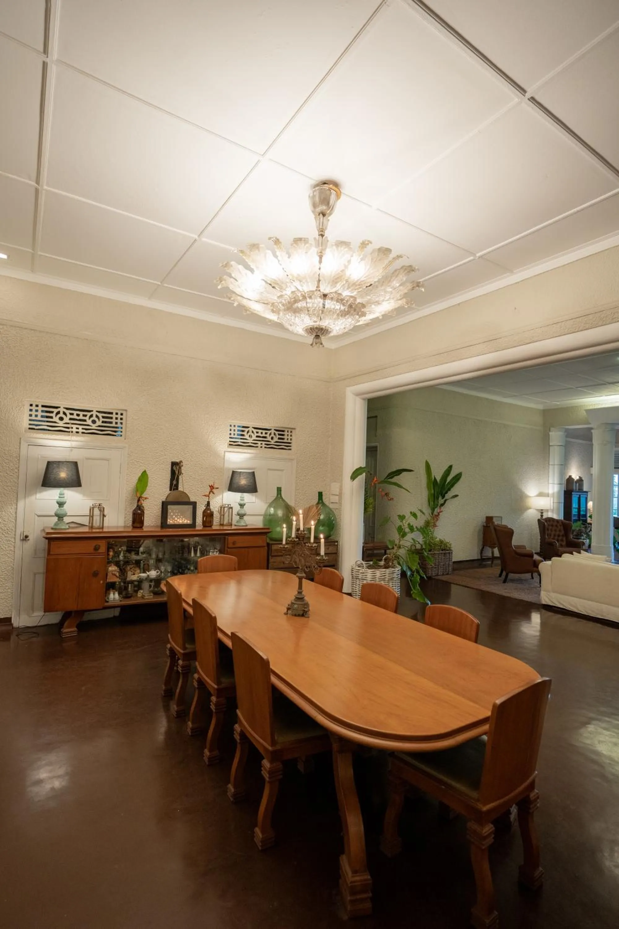 Dining area in Castle Hill Bungalow by Seven Angels