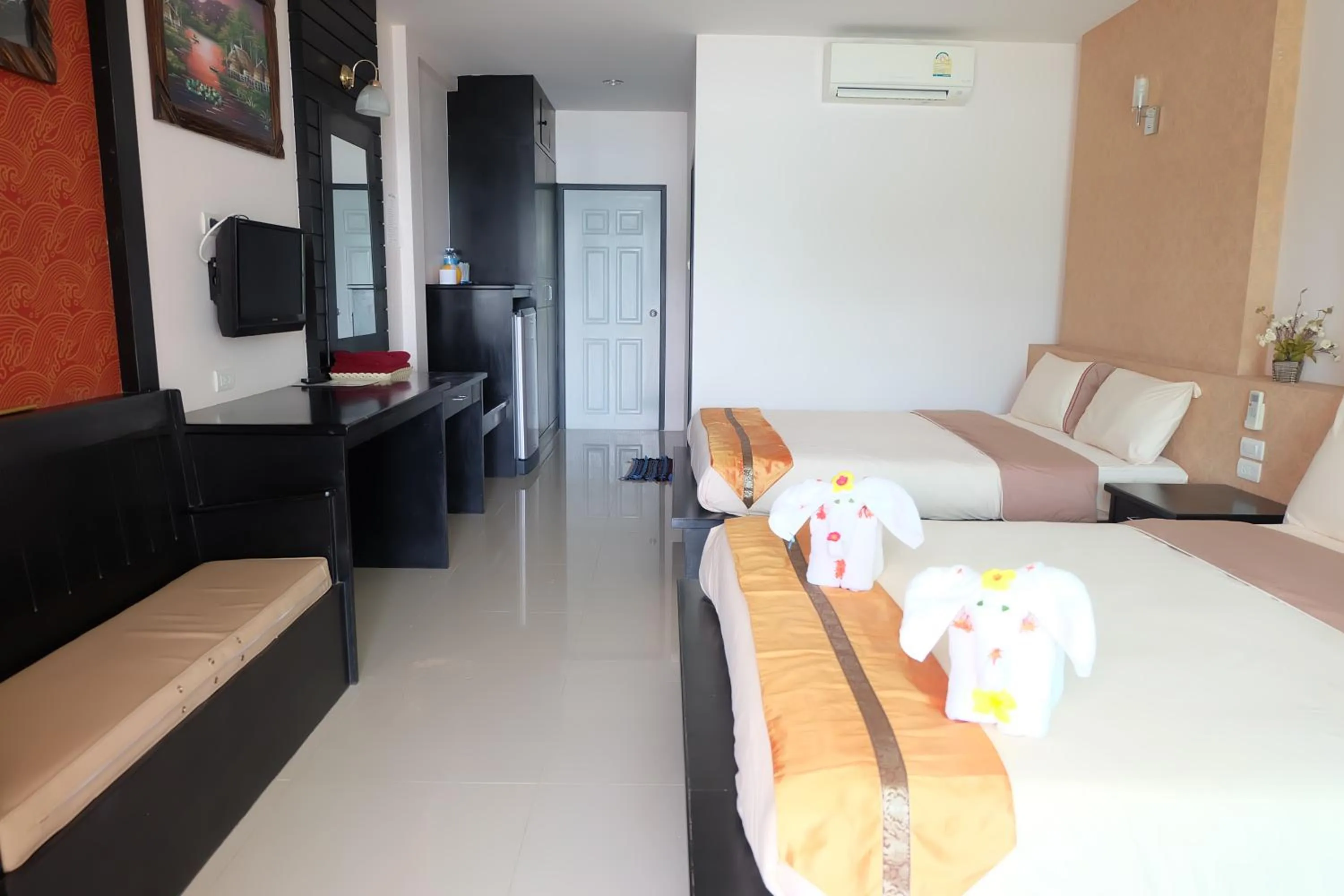 Bed in Chokdee Resort