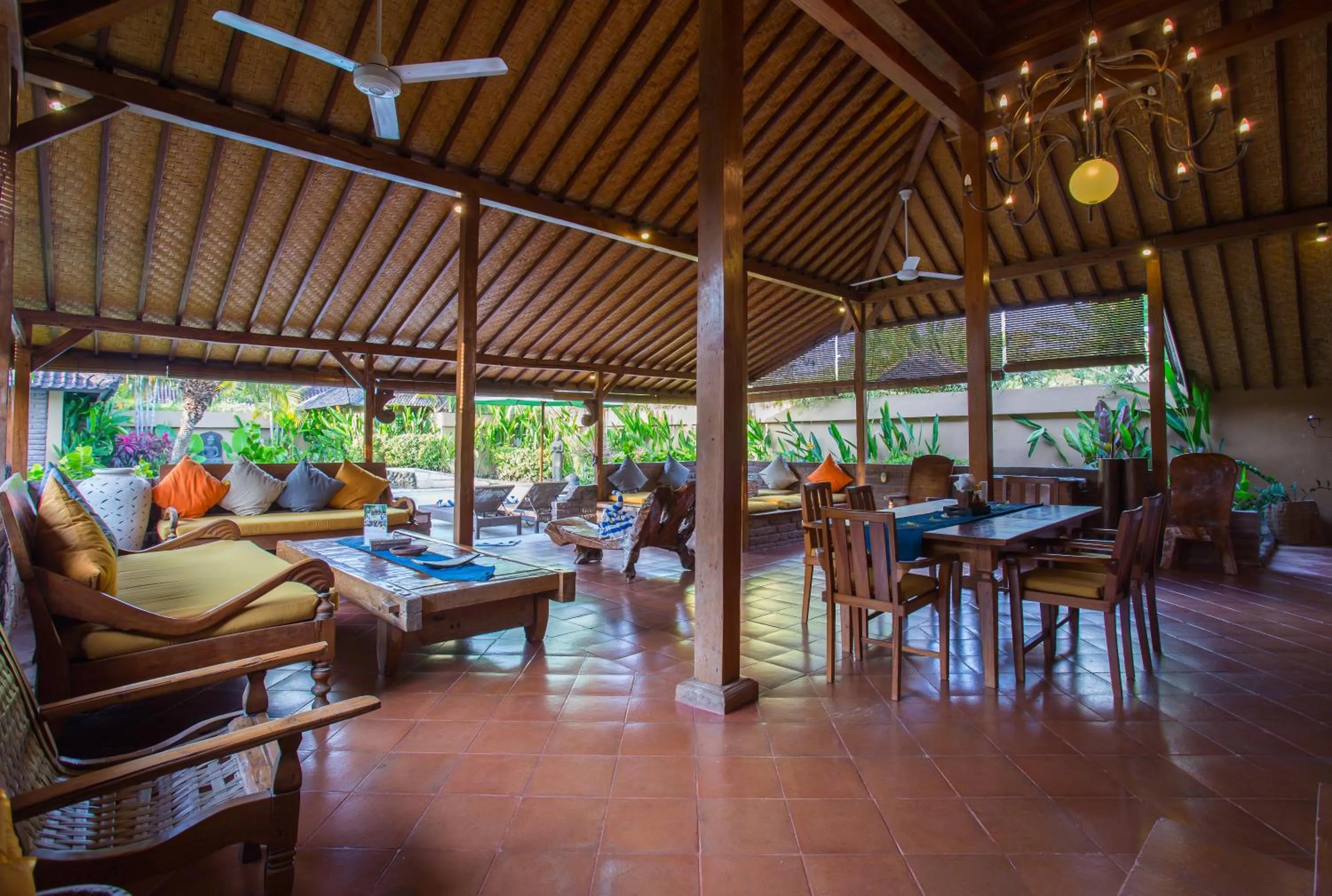 Balcony/Terrace in Bali Dyana Villas