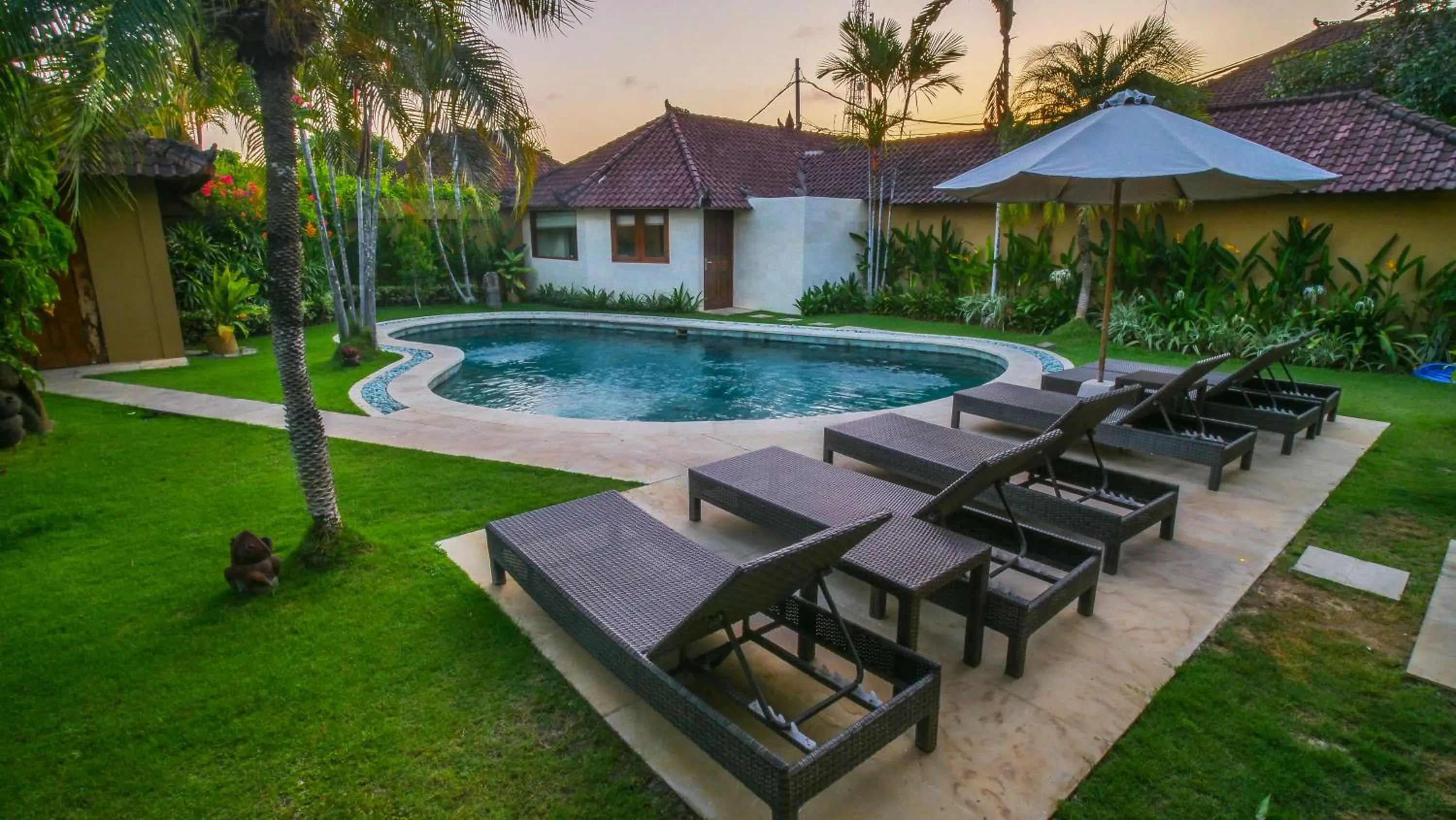 Patio in Bali Dyana Villas