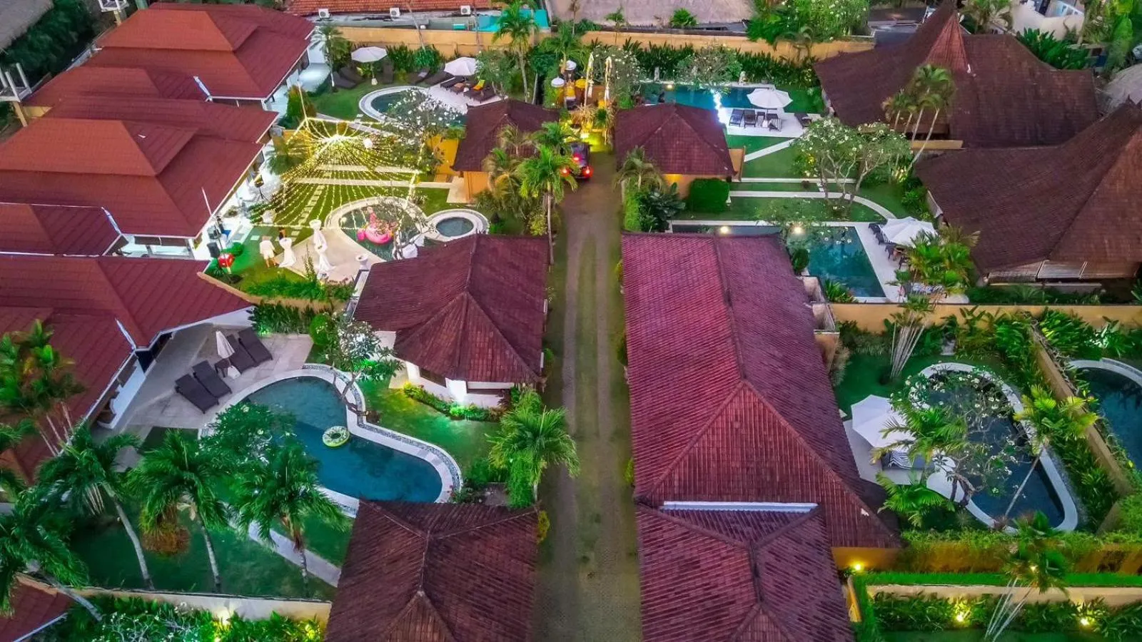 Bird's eye view in Bali Dyana Villas