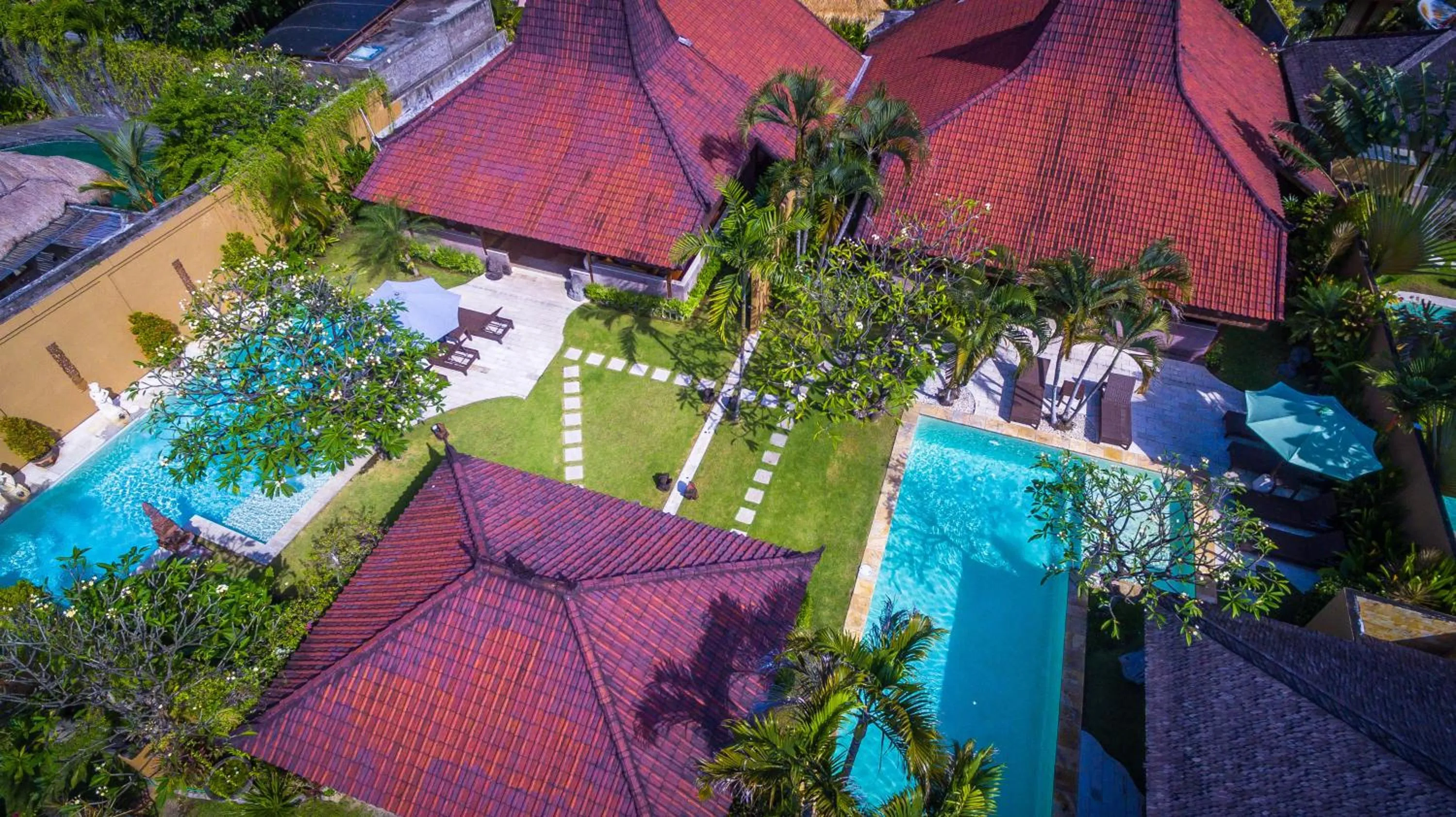 Bird's eye view in Bali Dyana Villas